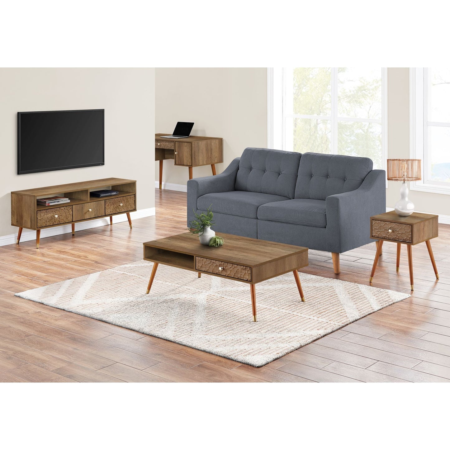 Table basse Cristina - Noyer