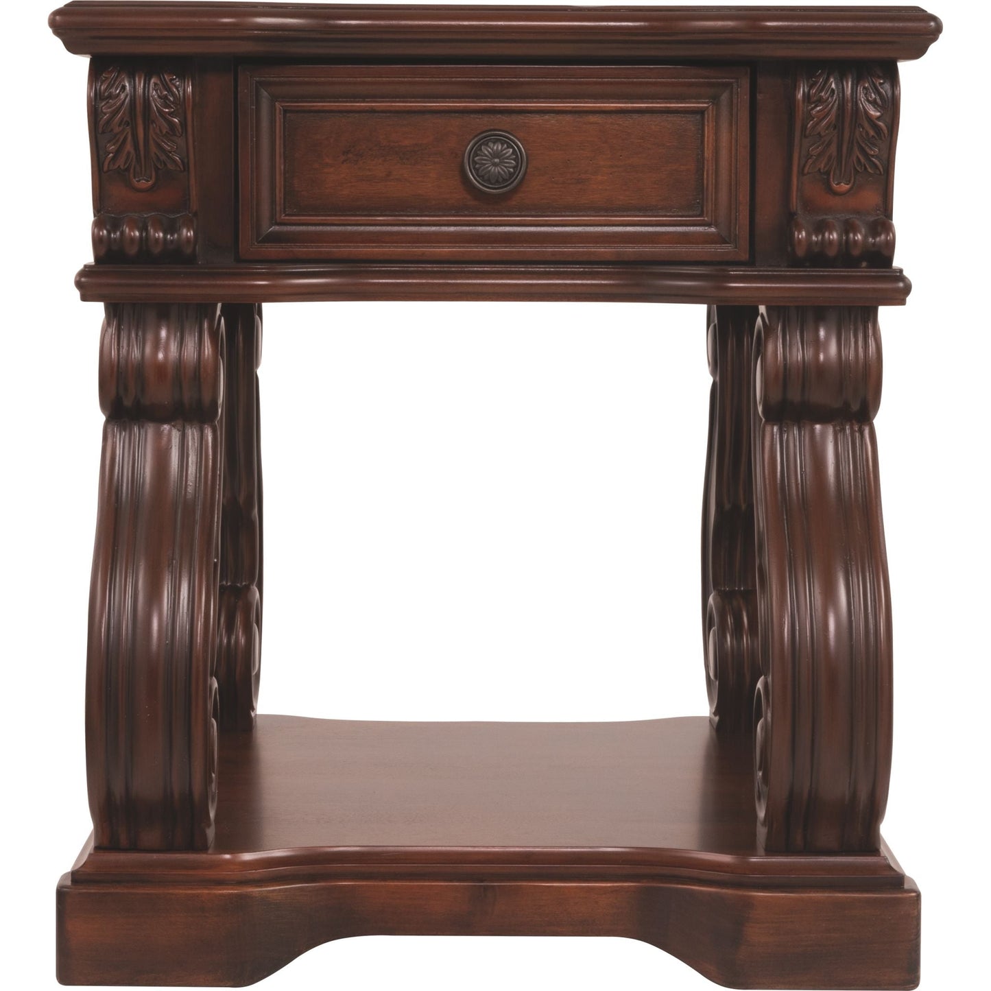 Table d'appoint Alymere - Brun rustique