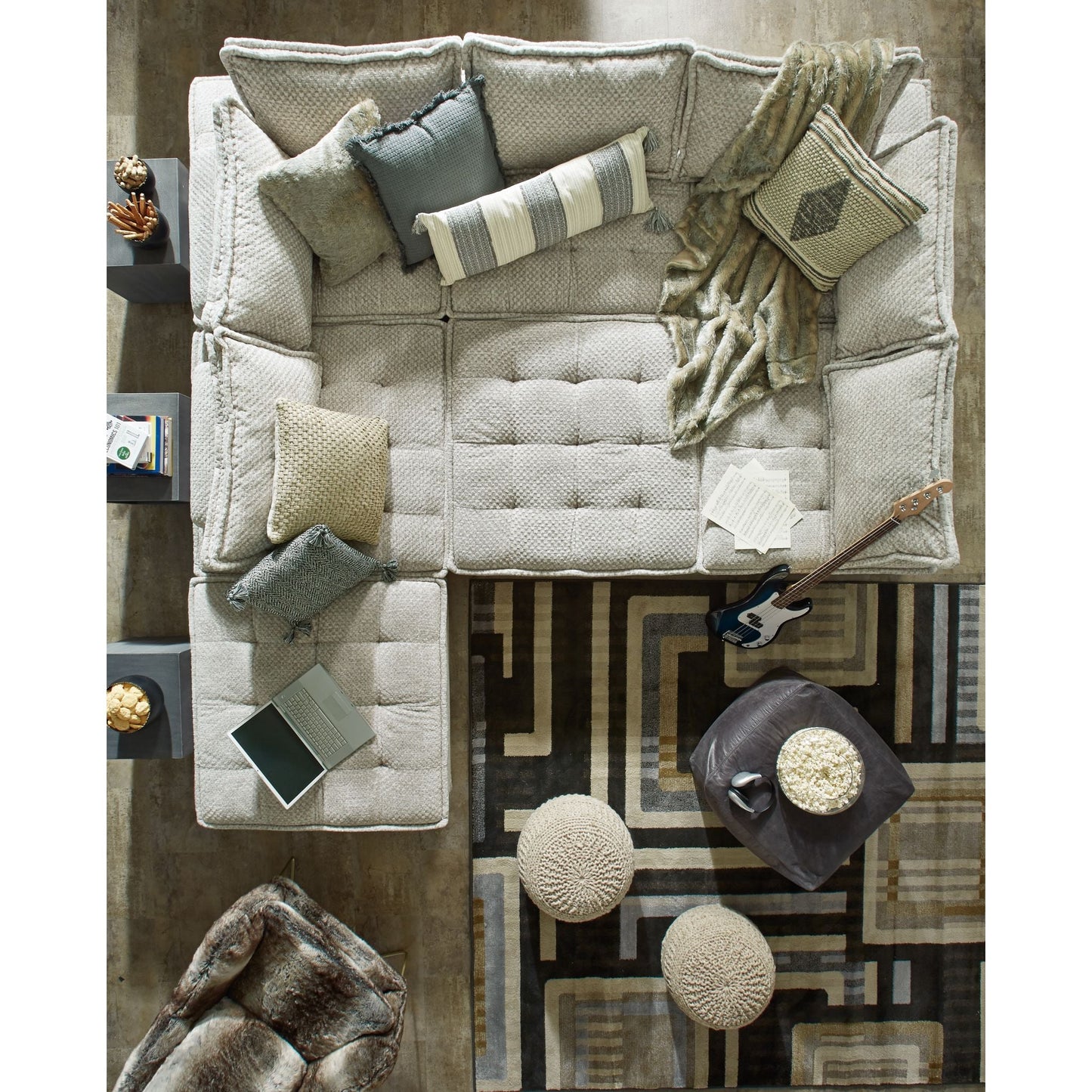 Fauteuil d'appoint modulaire Bales