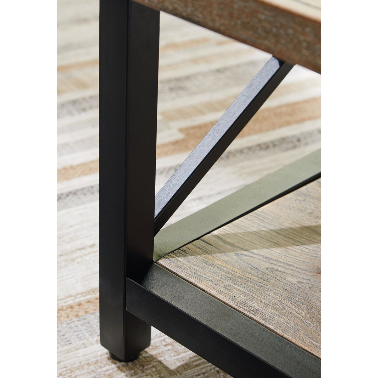 Table basse Bristenfort - Marron/Noir