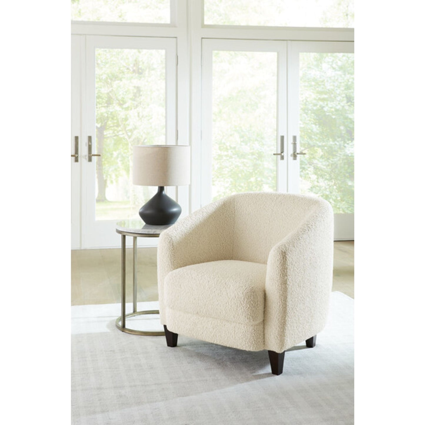 Fauteuil d'appoint Dorset - Peau de mouton naturelle