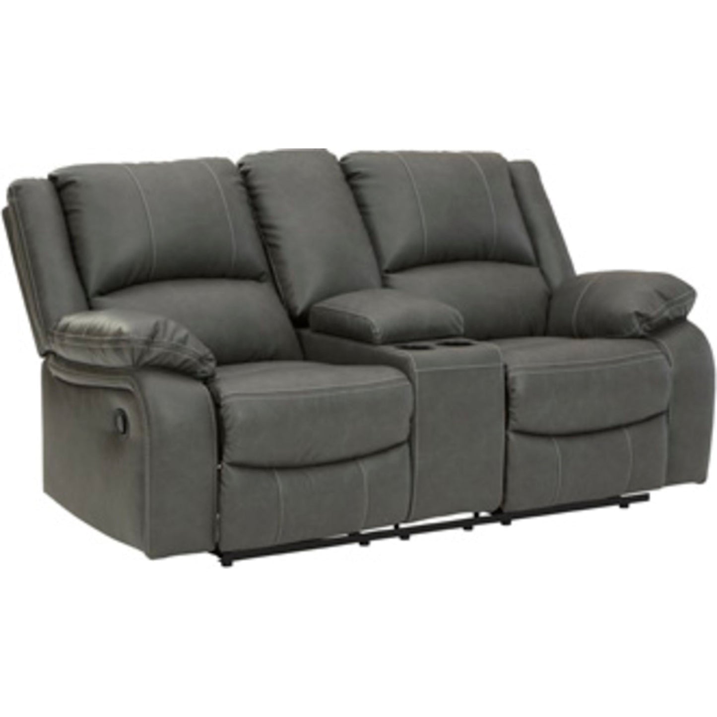 Causeuse inclinable avec console Calderwell - Gris