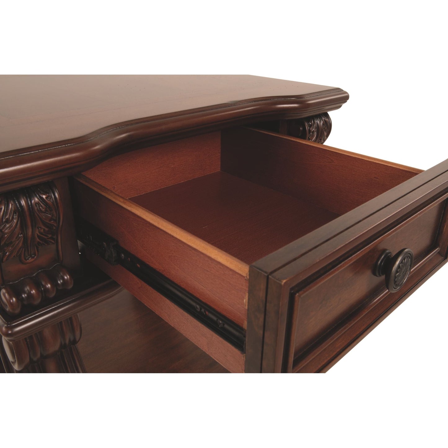 Table d'appoint Alymere - Brun rustique