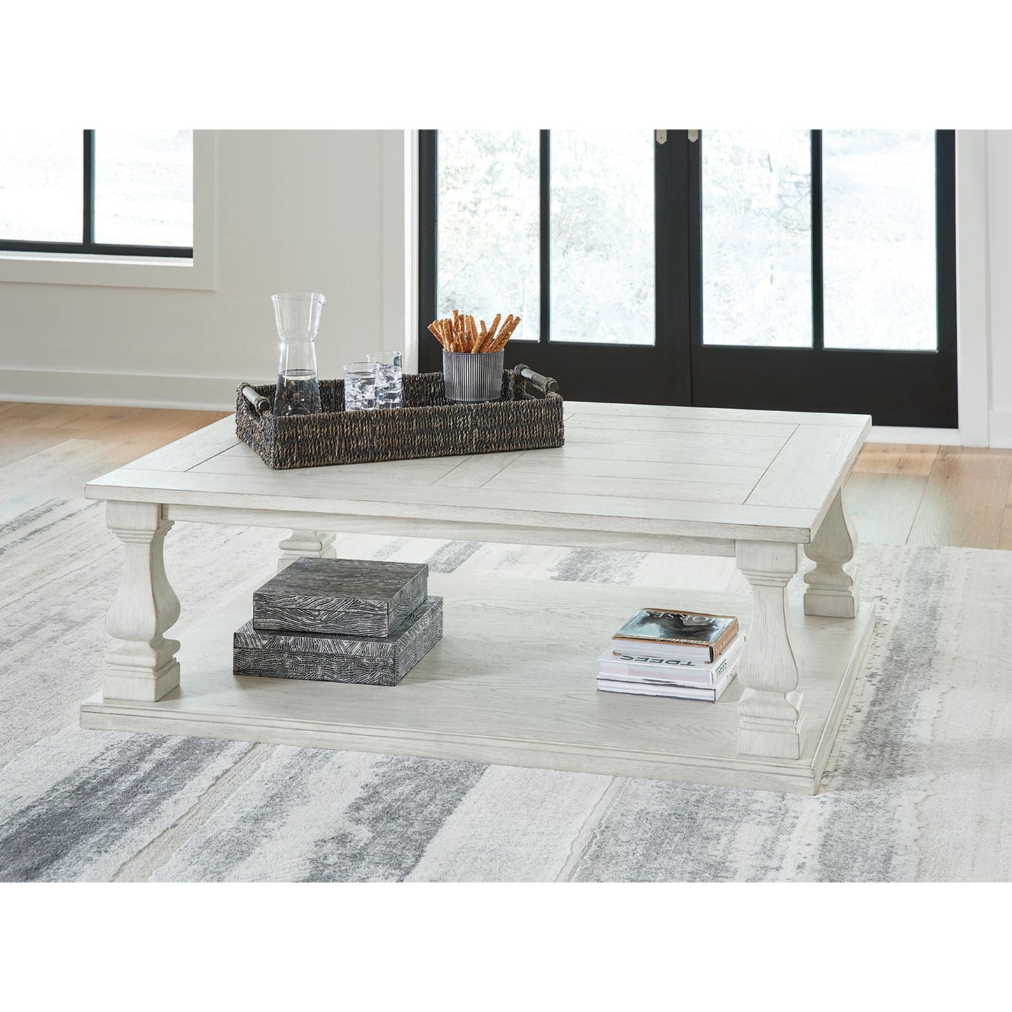 Table basse Arlendyne - Blanc antique