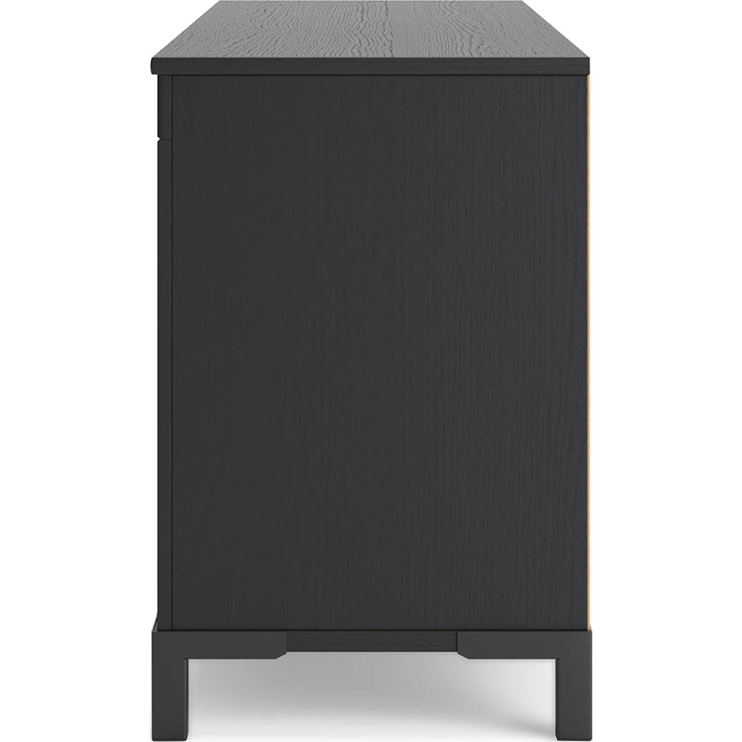 Meuble TV Cayberry avec cheminée - Noir