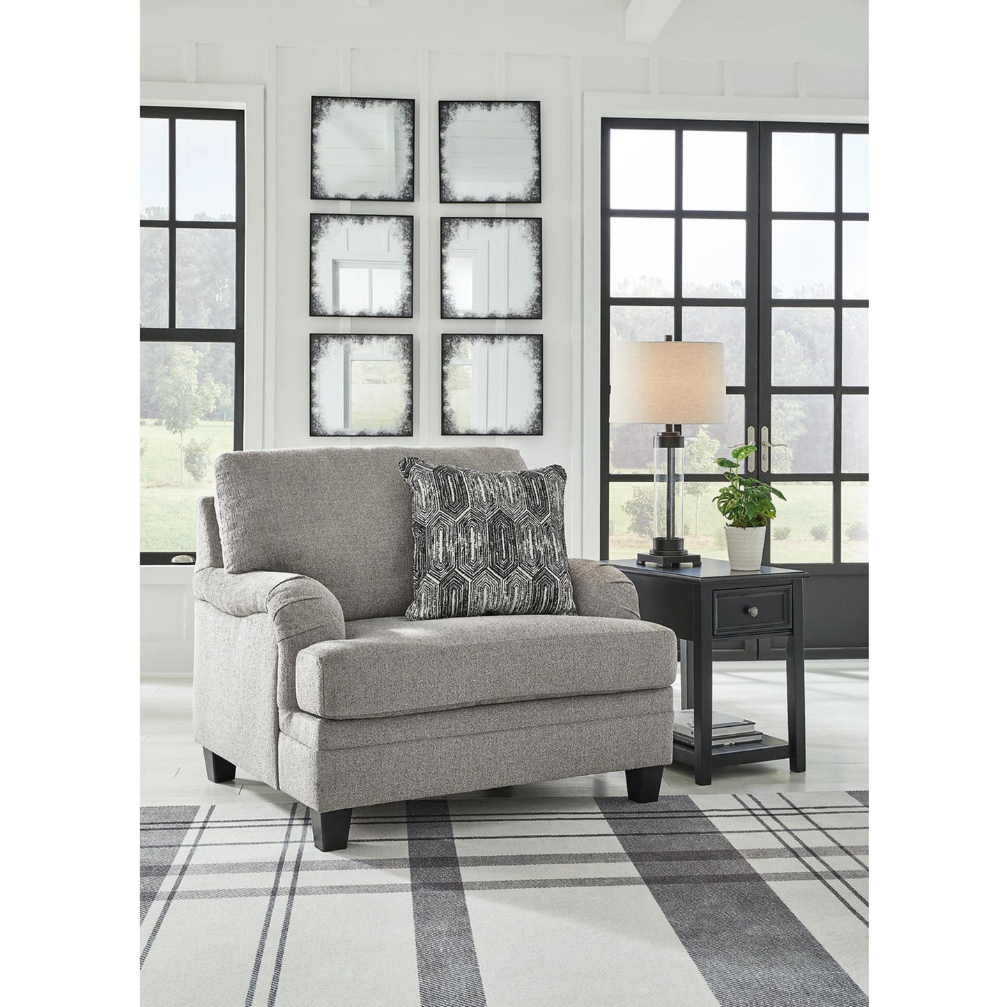 Chaise et demie Davinca - Anthracite