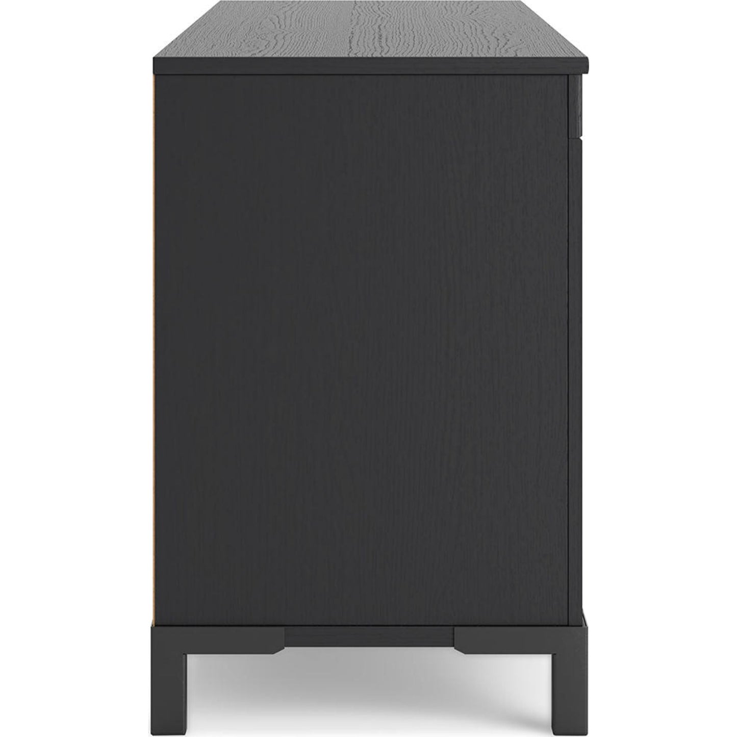 Meuble TV Cayberry avec cheminée - Noir