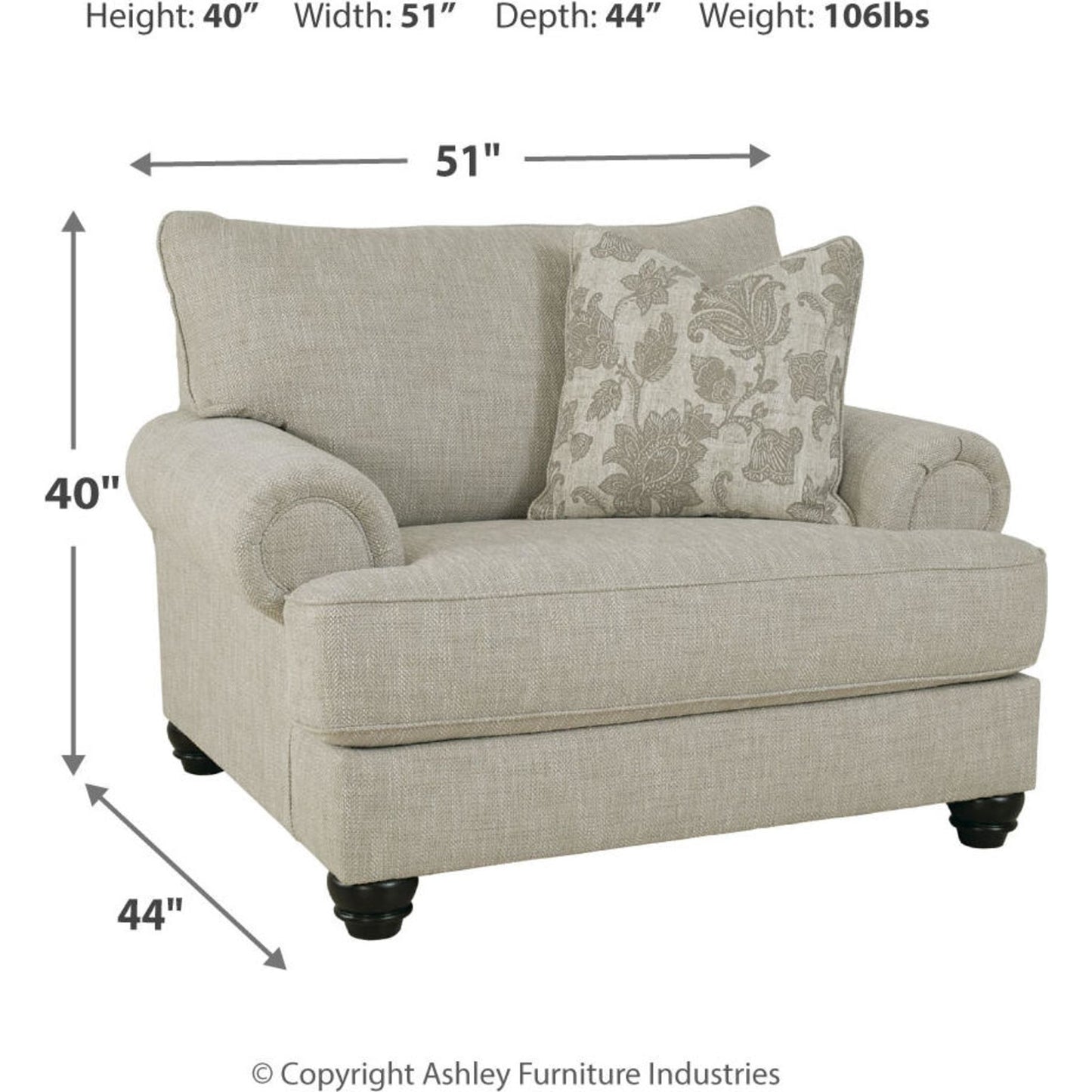 Chaise et demie Asanti - Brouillard