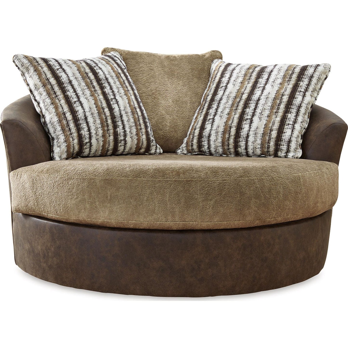 Chaise pivotante Alesbury - Chocolat