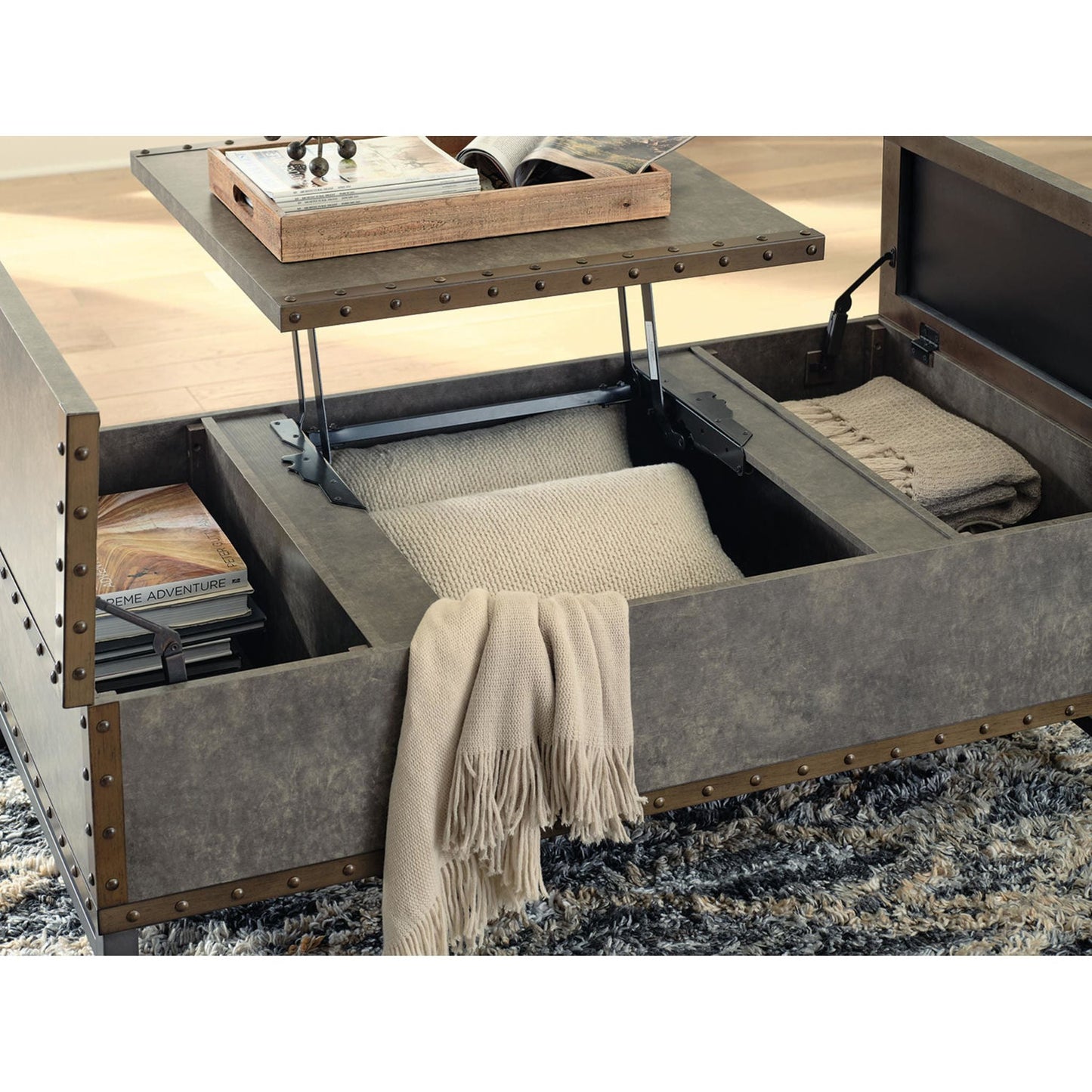 Table basse Derrylin - Marron