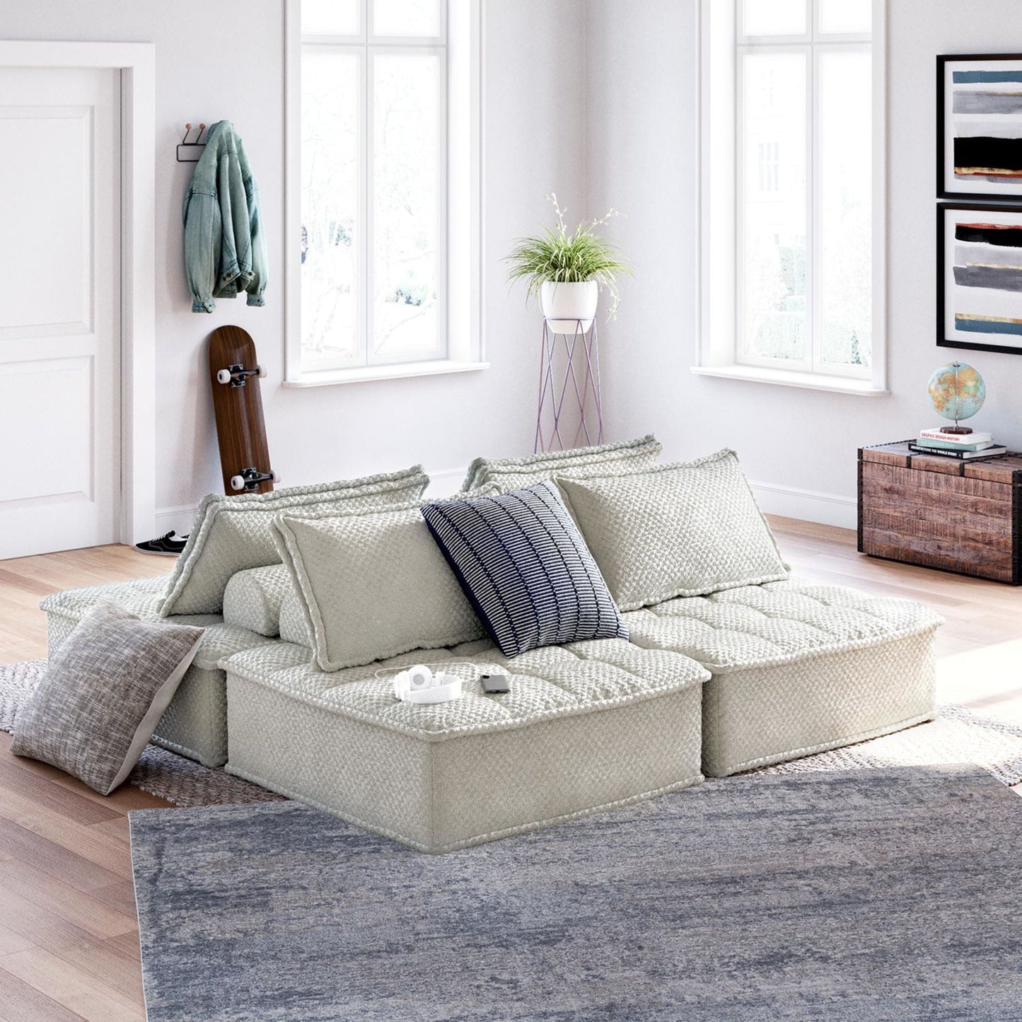 Bales Sectionnel modulaire 4 pièces