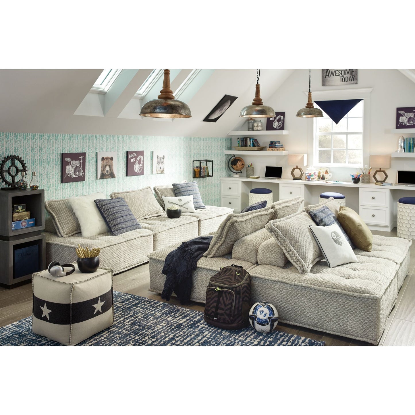 Fauteuil d'appoint modulaire Bales