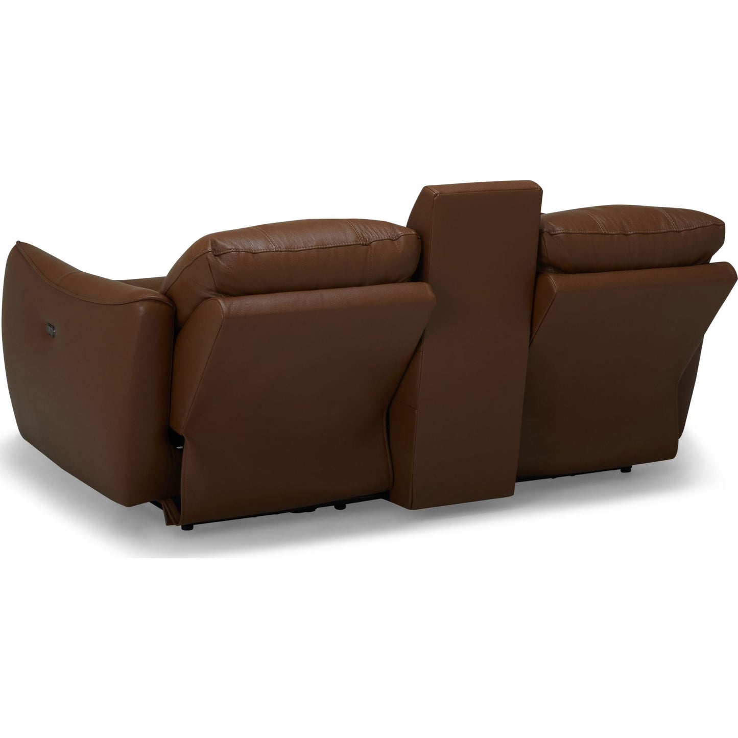 Causeuse inclinable électrique Arlo avec console - Valencia Biscotti