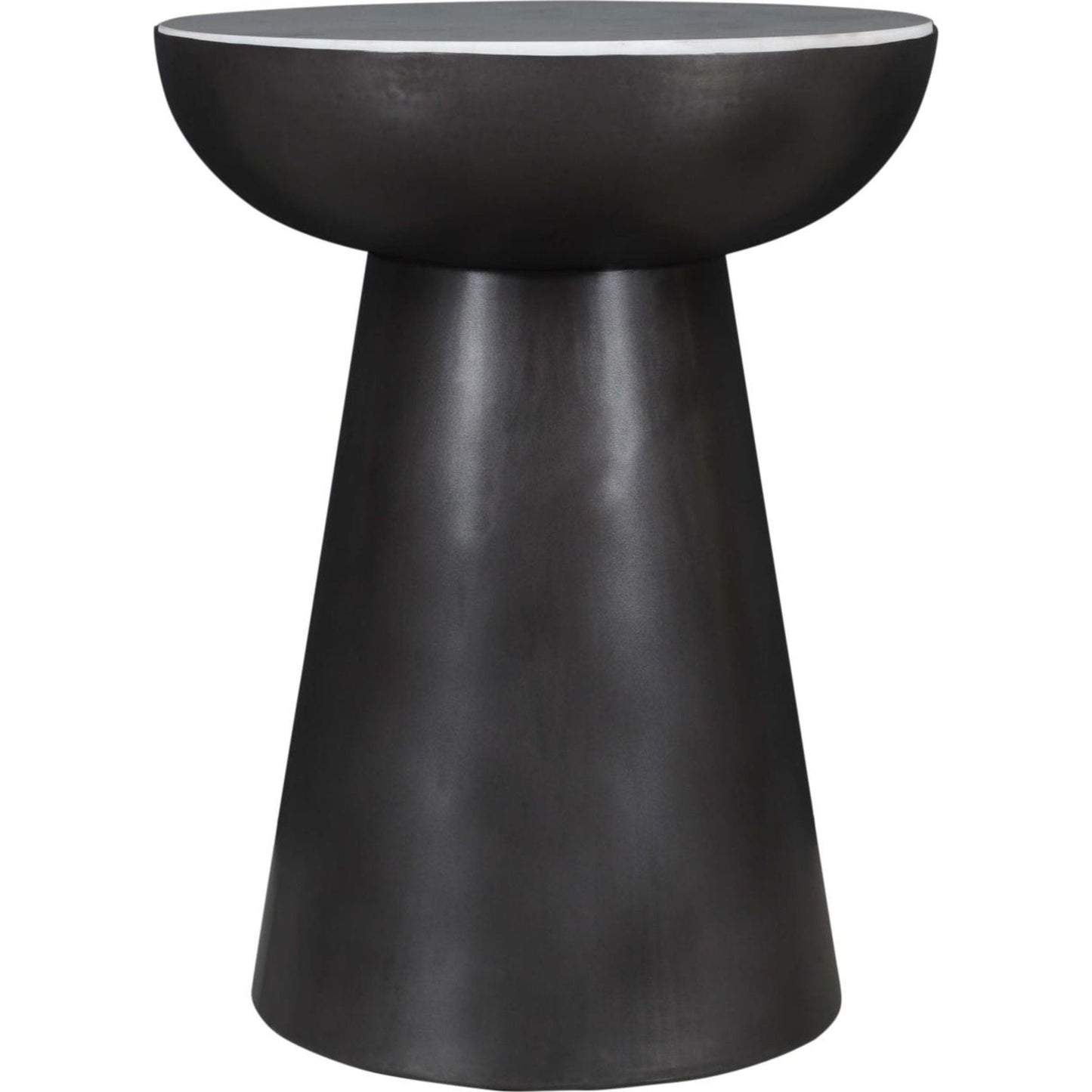 Table d'appoint Circularity - Blanc et bronze