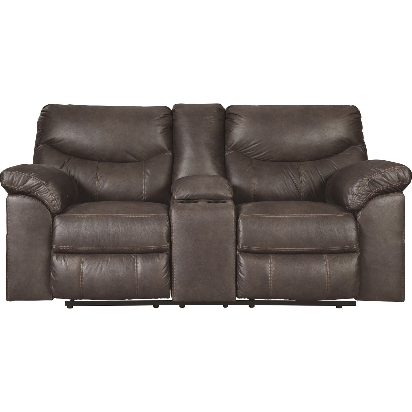 Causeuse inclinable Boxberg avec console - Teck