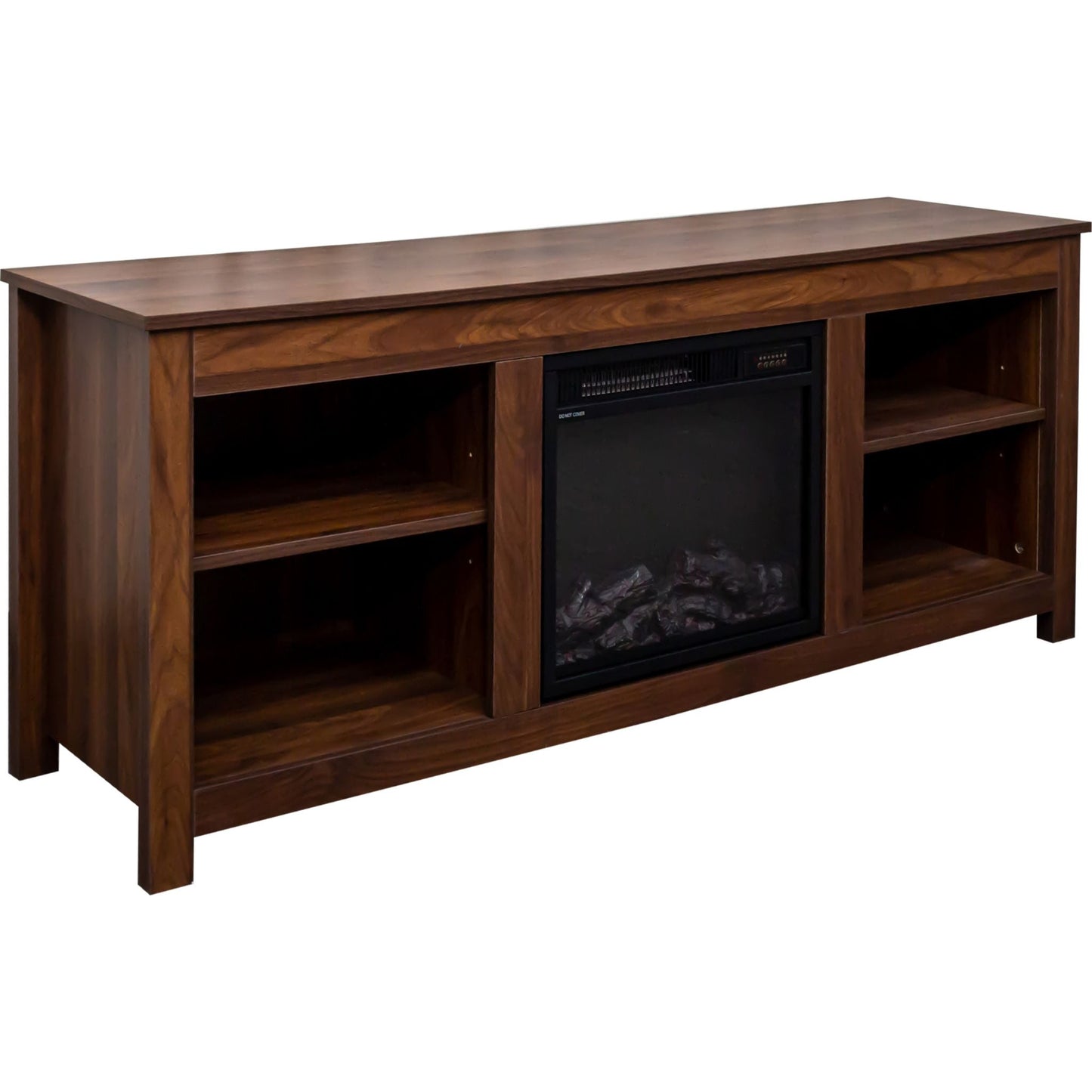 Meuble TV Brenna avec cheminée
