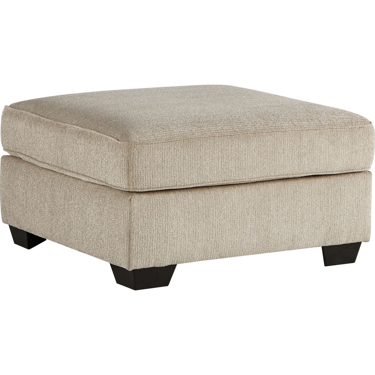 Pouf d'appoint surdimensionné Decelle - Mastic