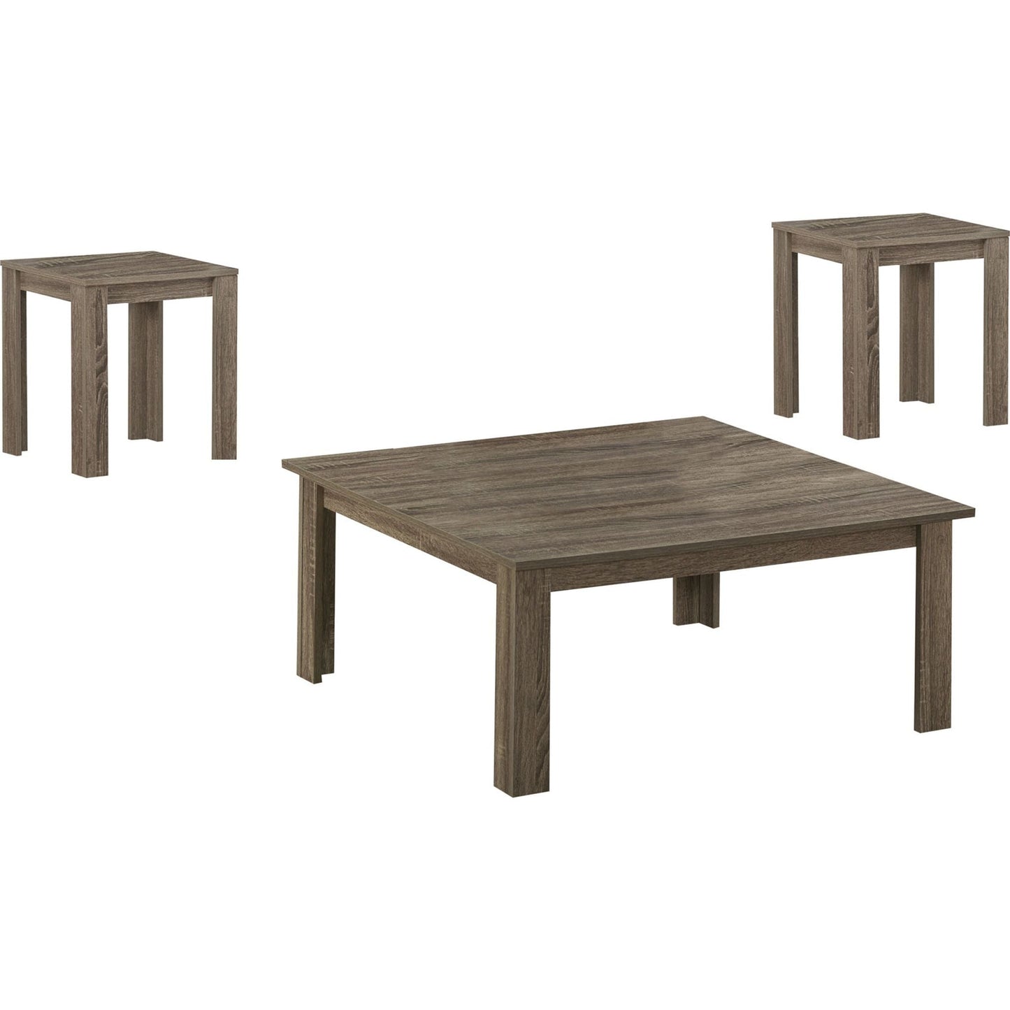 Lot de 3 tables Danna - Taupe foncé