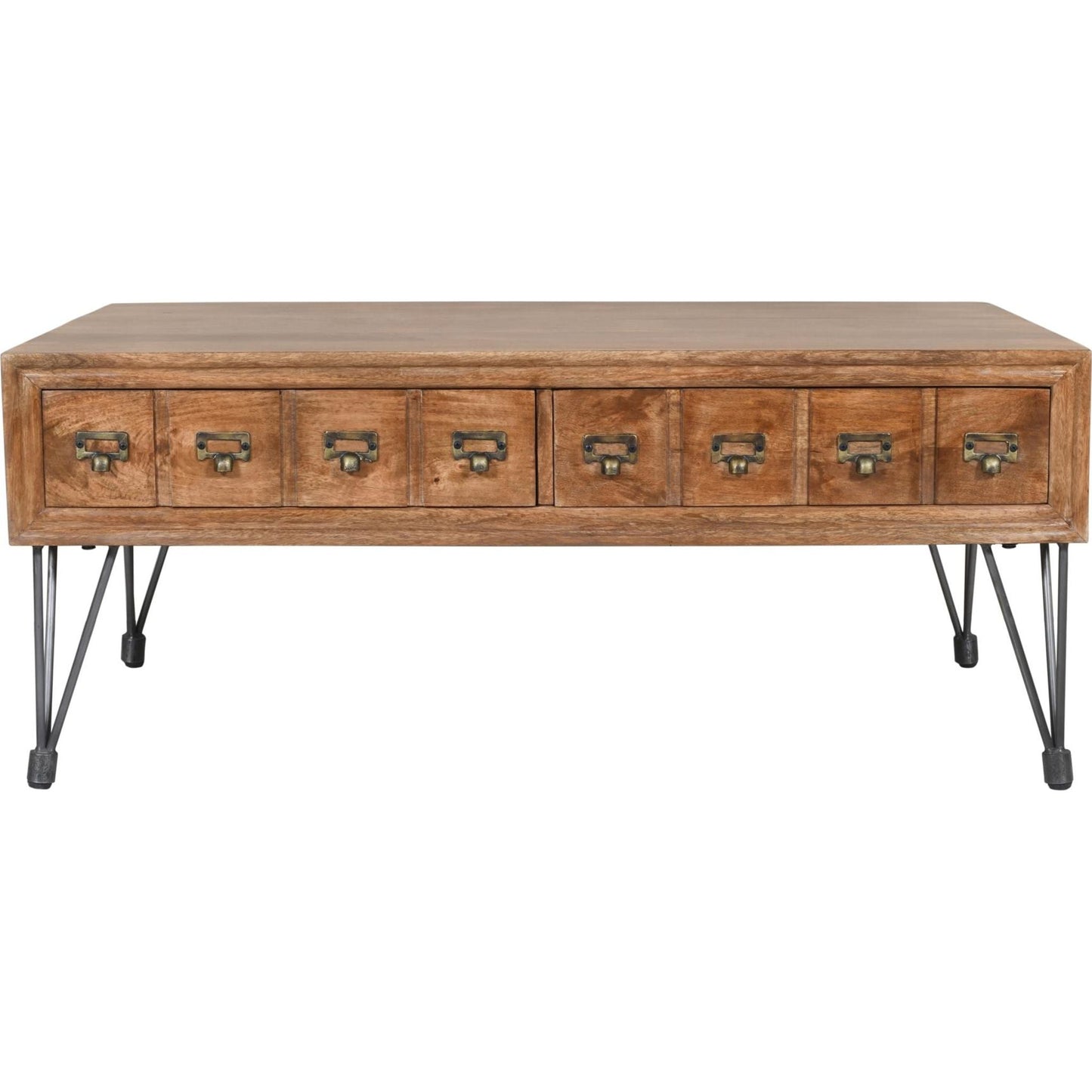 Table basse américaine vintage - Marron moyen