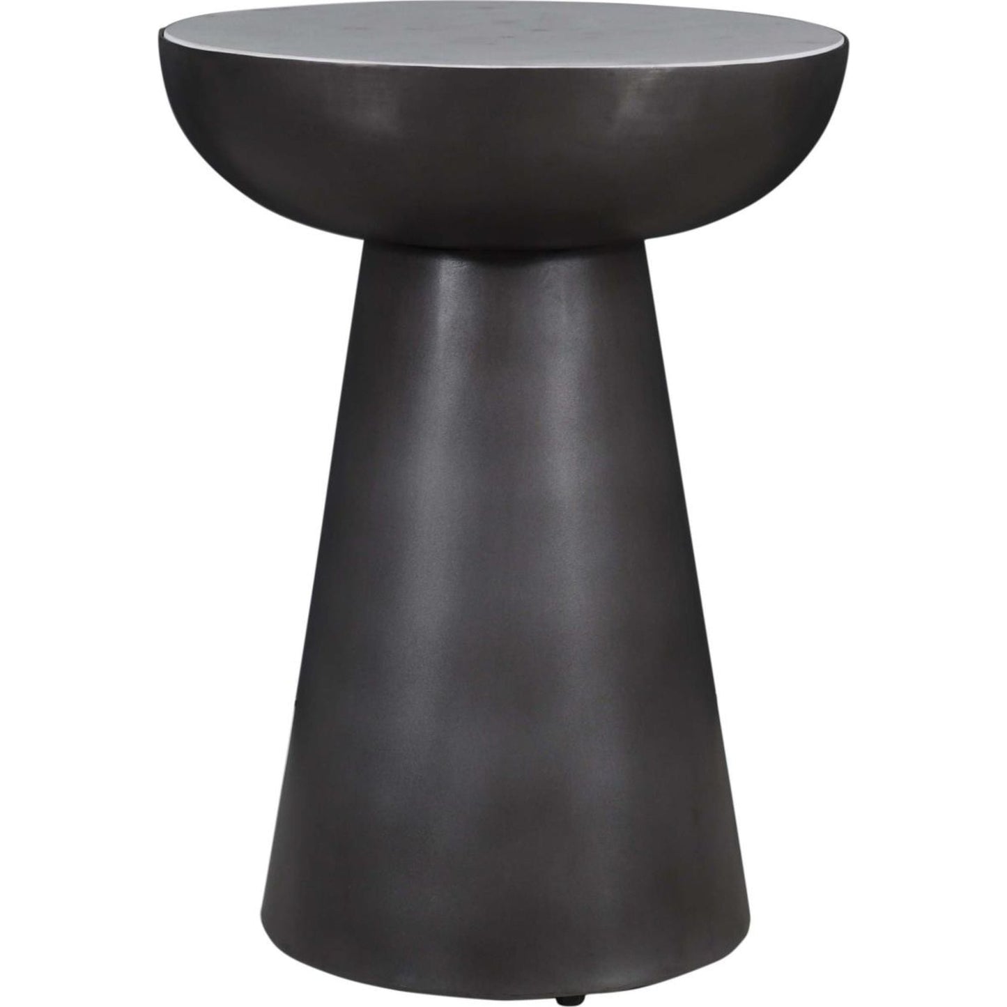 Table d'appoint Circularity - Blanc et bronze