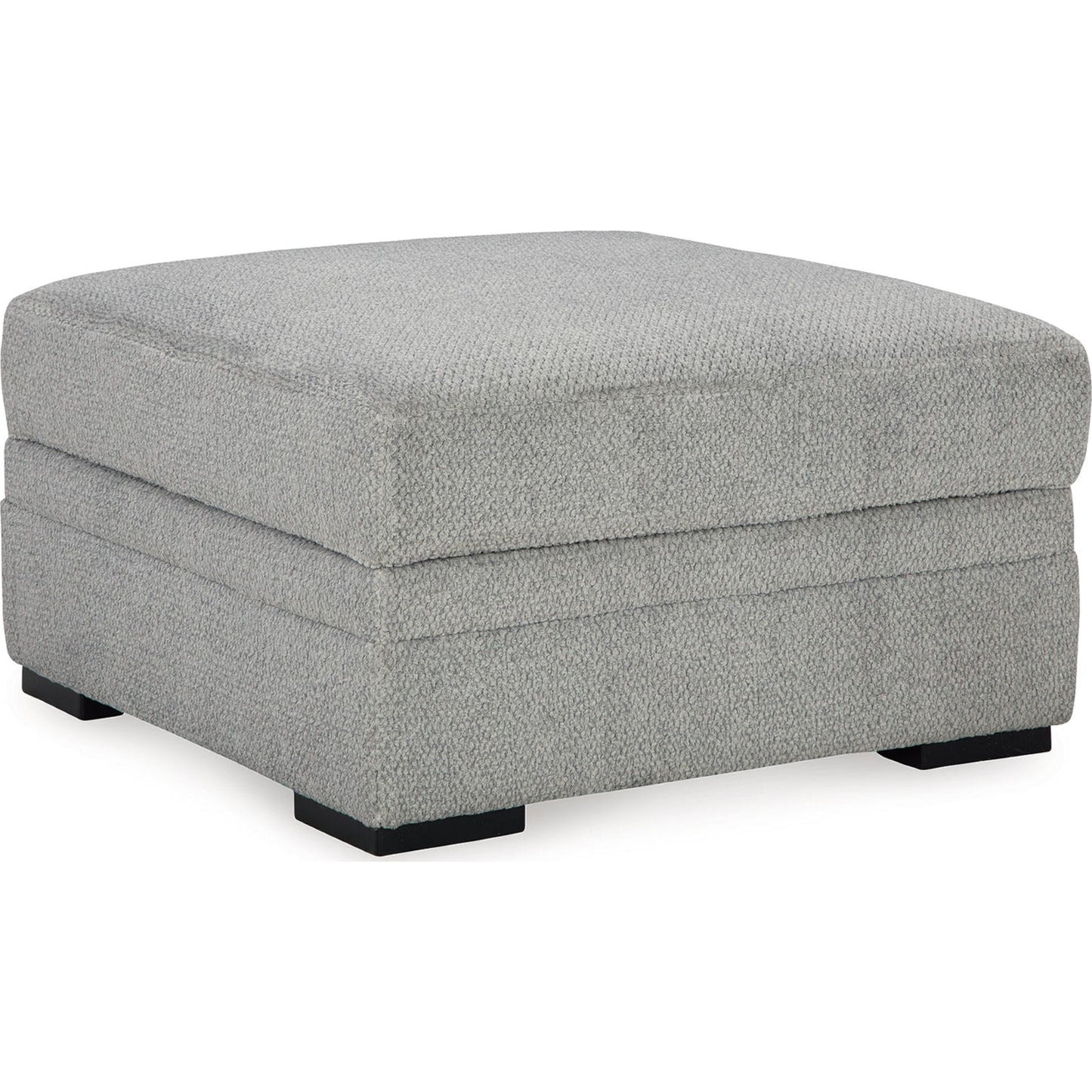 Pouf de rangement Casselbury - Ciment