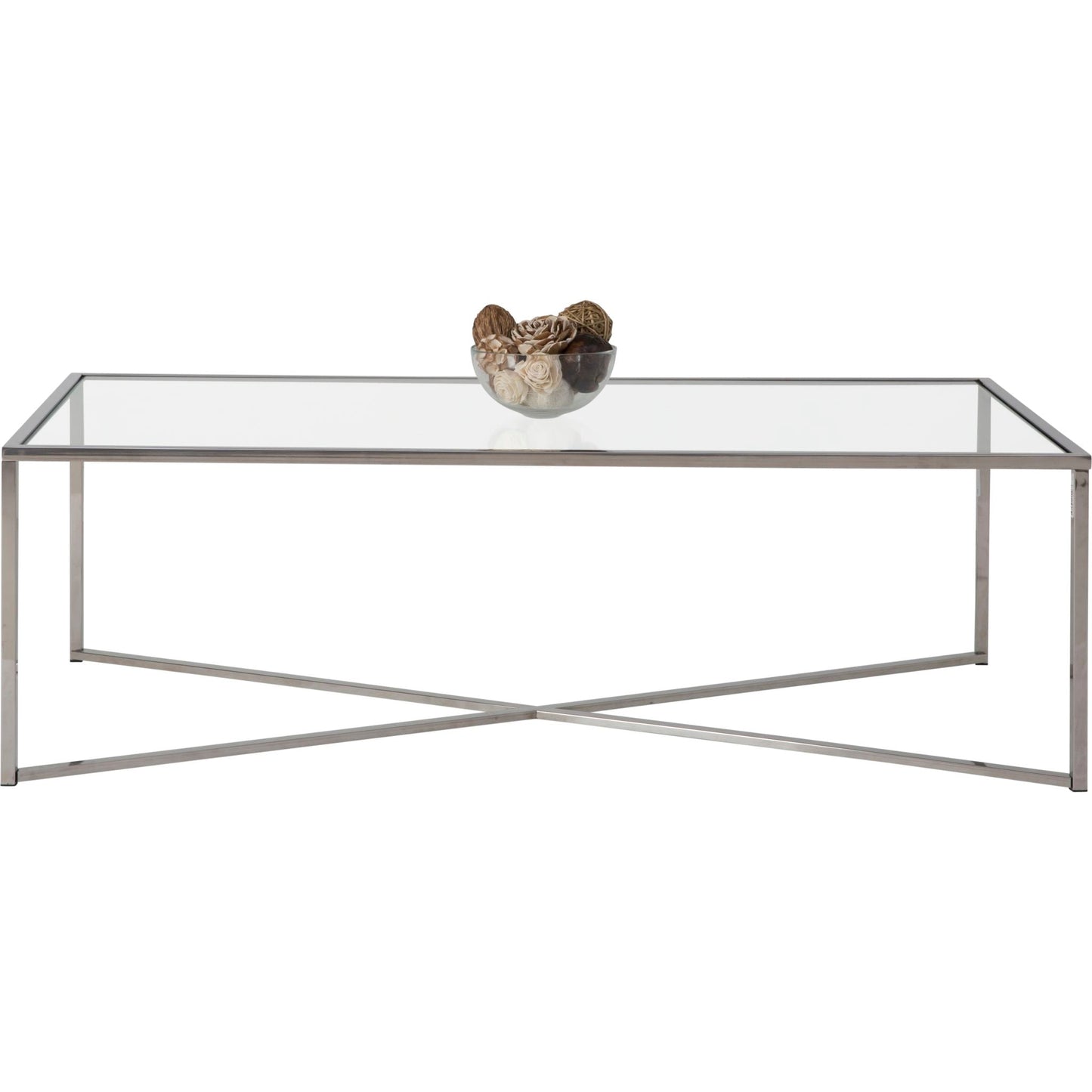 Table basse Cross Over - Verre