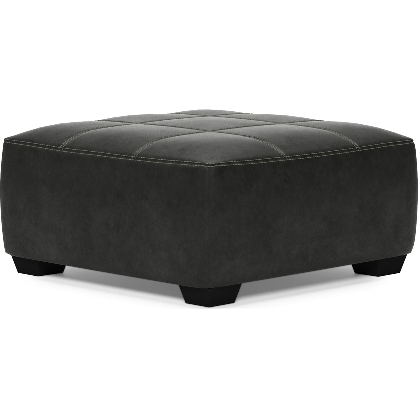 Pouf d'appoint surdimensionné Bilgray - Étain