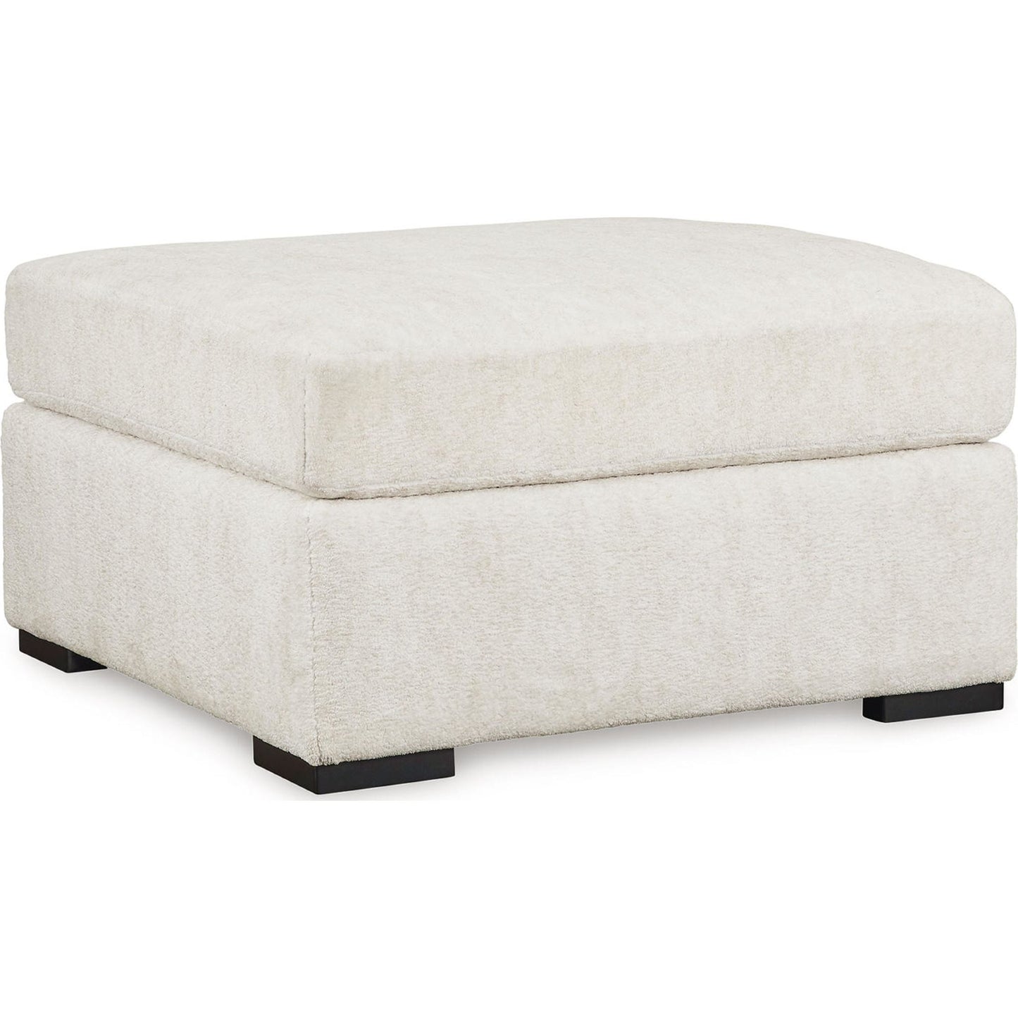 Pouf d'appoint surdimensionné Chessington - Ivoire