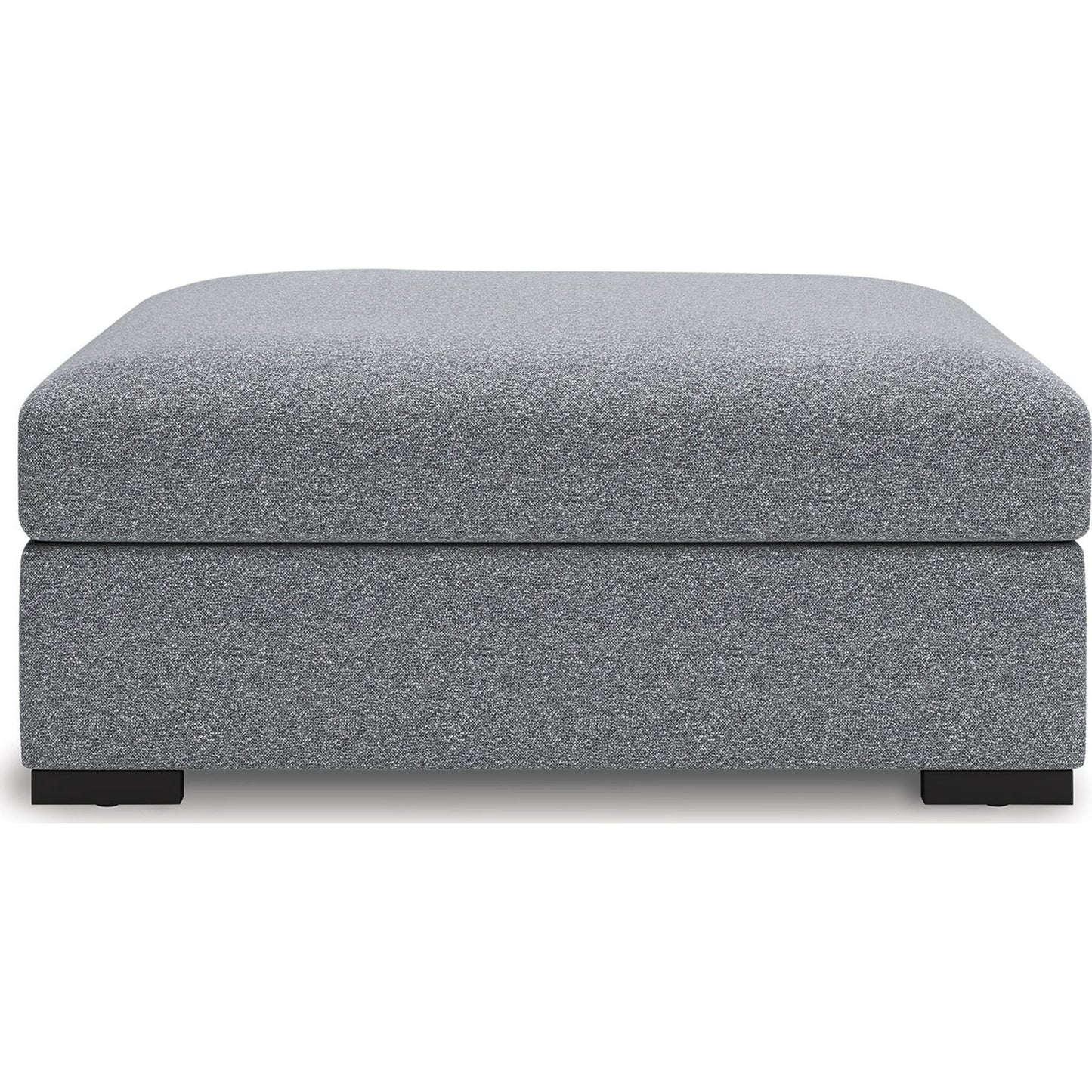 Pouf d'appoint surdimensionné Bealton - Sel et poivre