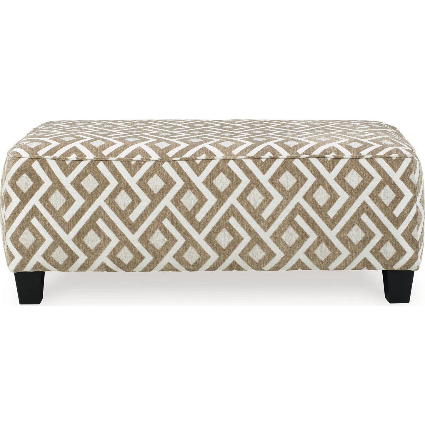 Pouf d'appoint surdimensionné Dovemont - Mastic