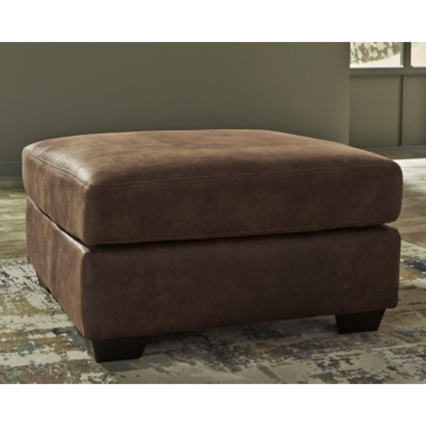 Pouf d'appoint surdimensionné Bladen - Café
