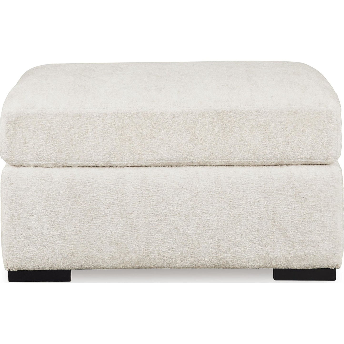 Pouf d'appoint surdimensionné Chessington - Ivoire
