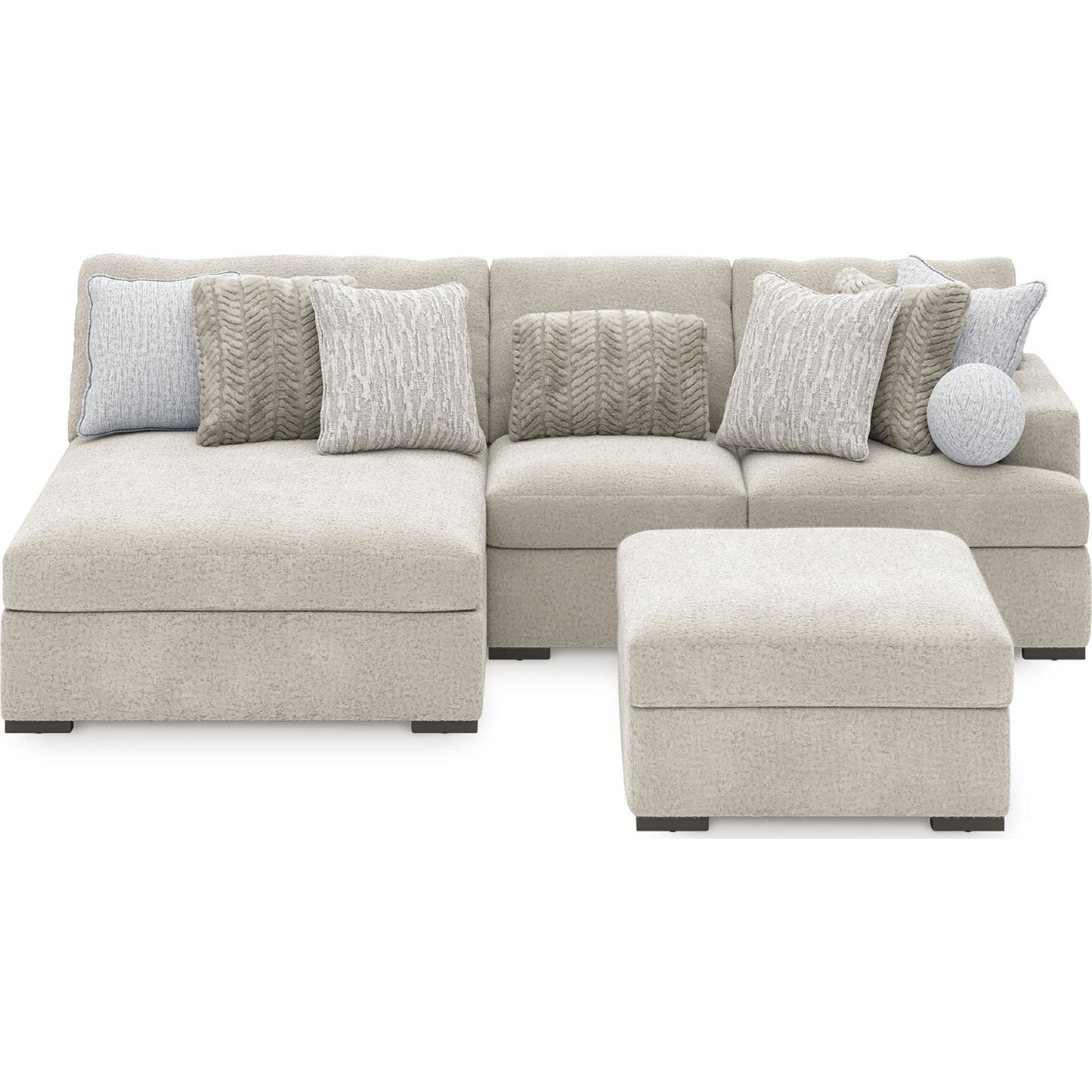 Canapé modulable 3 pièces Cuddle Plush avec méridienne