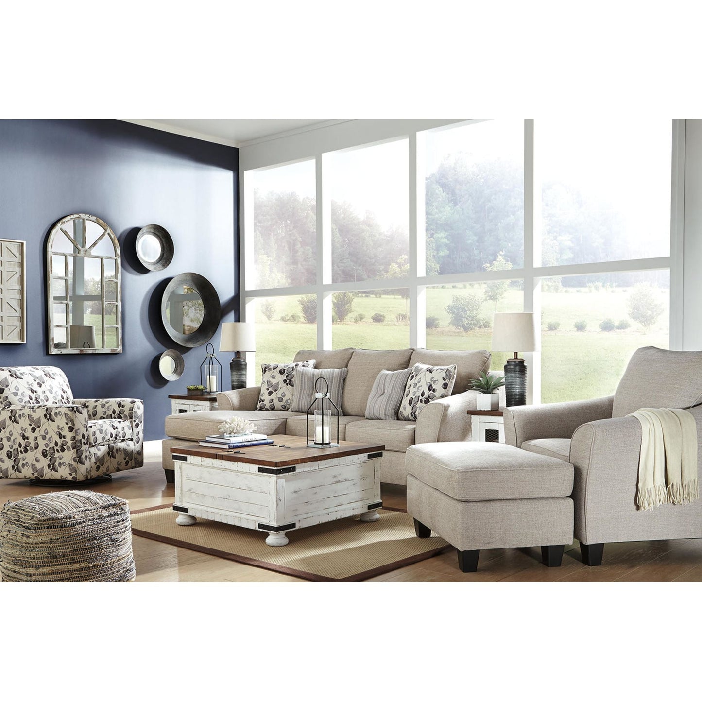 Chaise pivotante Abney - Platine