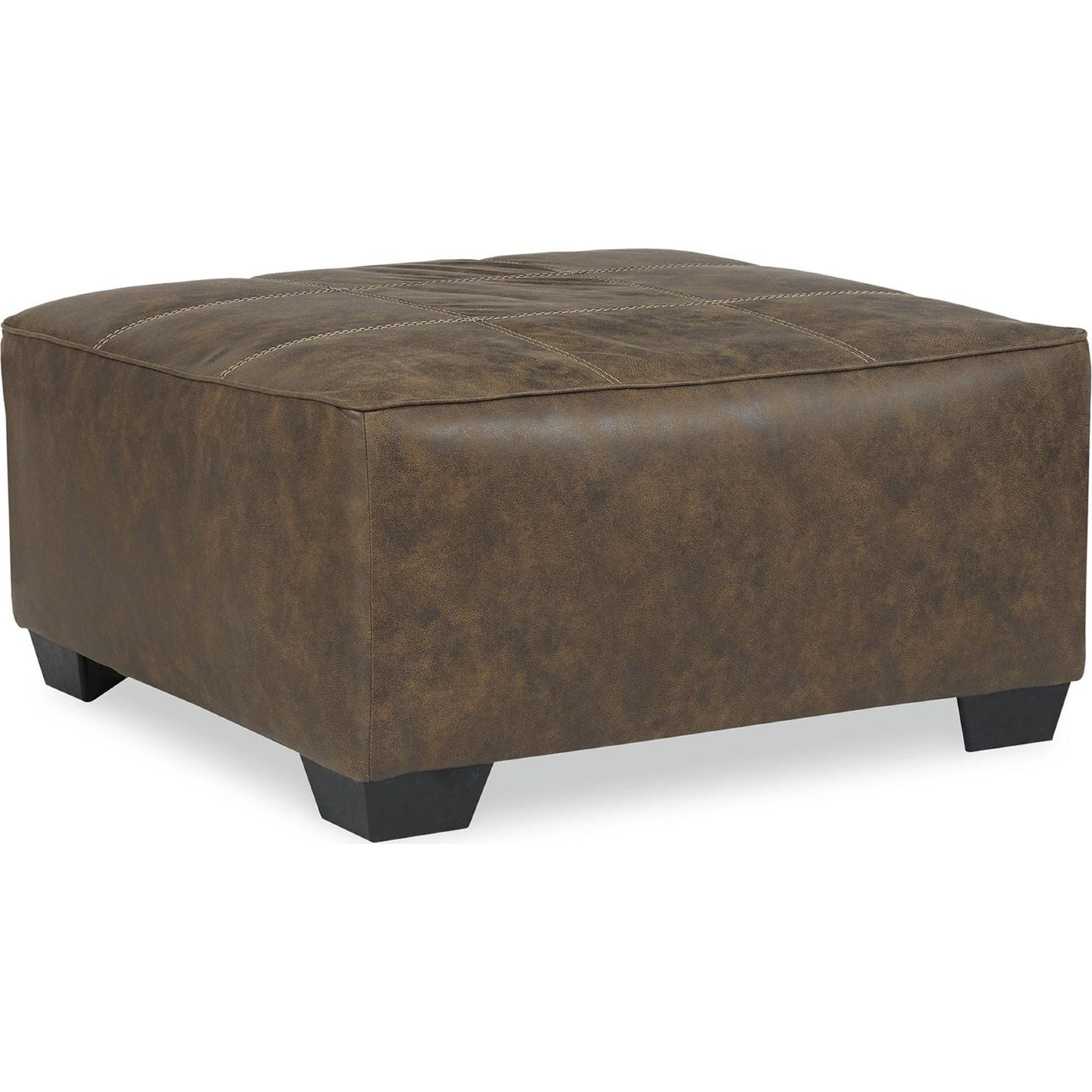 Pouf d'appoint surdimensionné en abalone - Chocolat