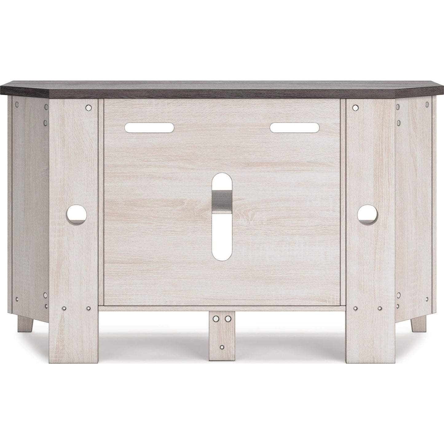 Meuble TV d'angle Dorrinson - Bicolore