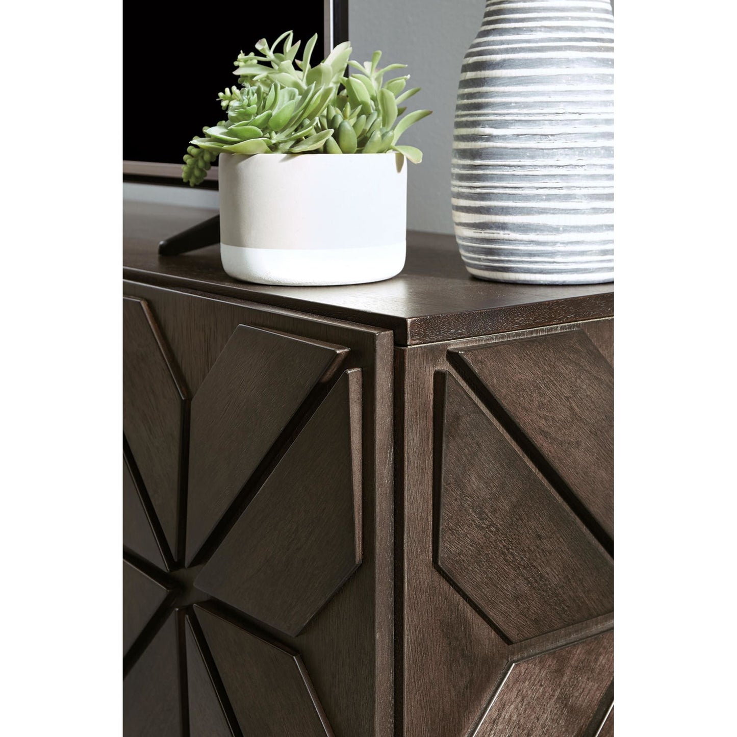 Meuble TV Chasinfield - Marron foncé