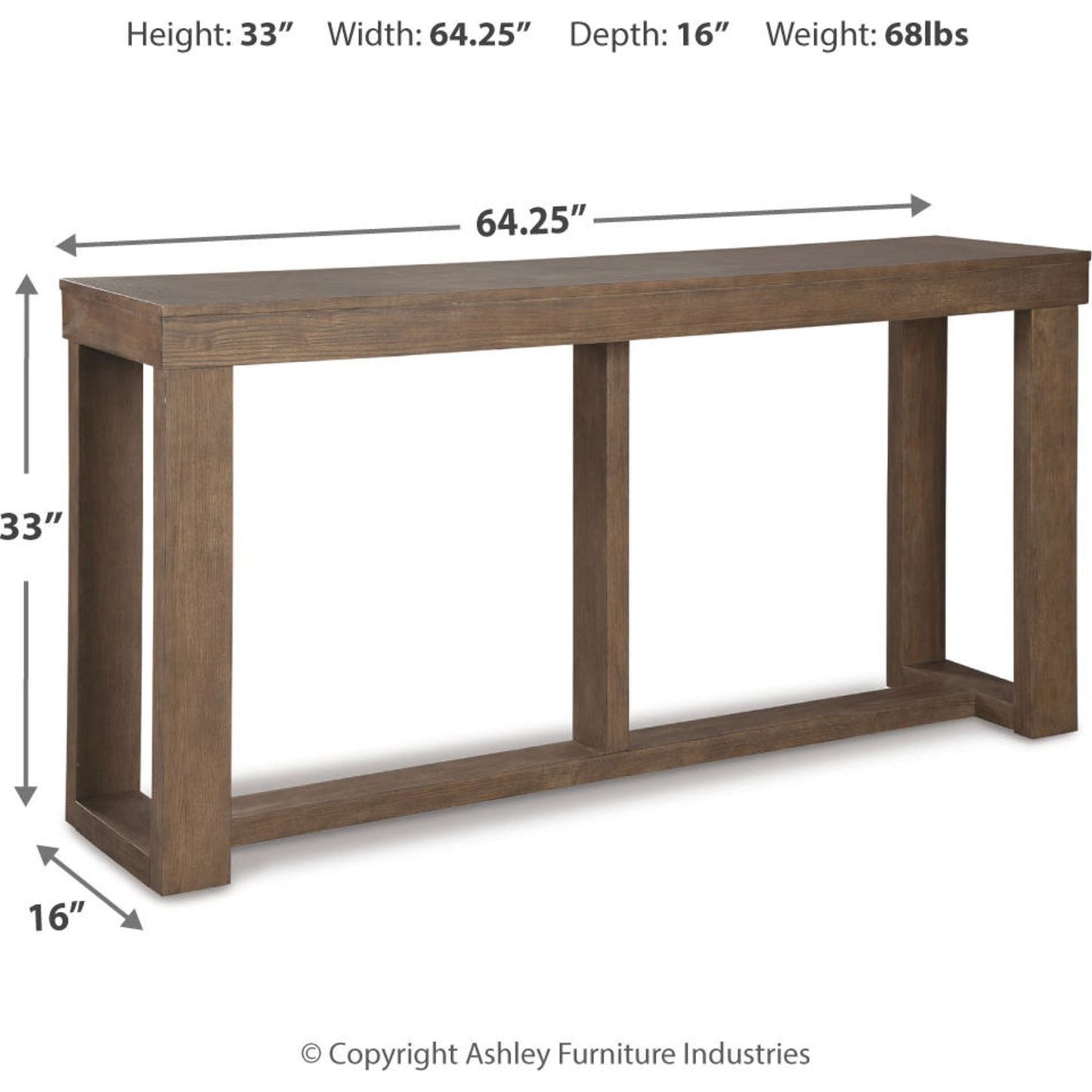 Table basse Cariton - Gris