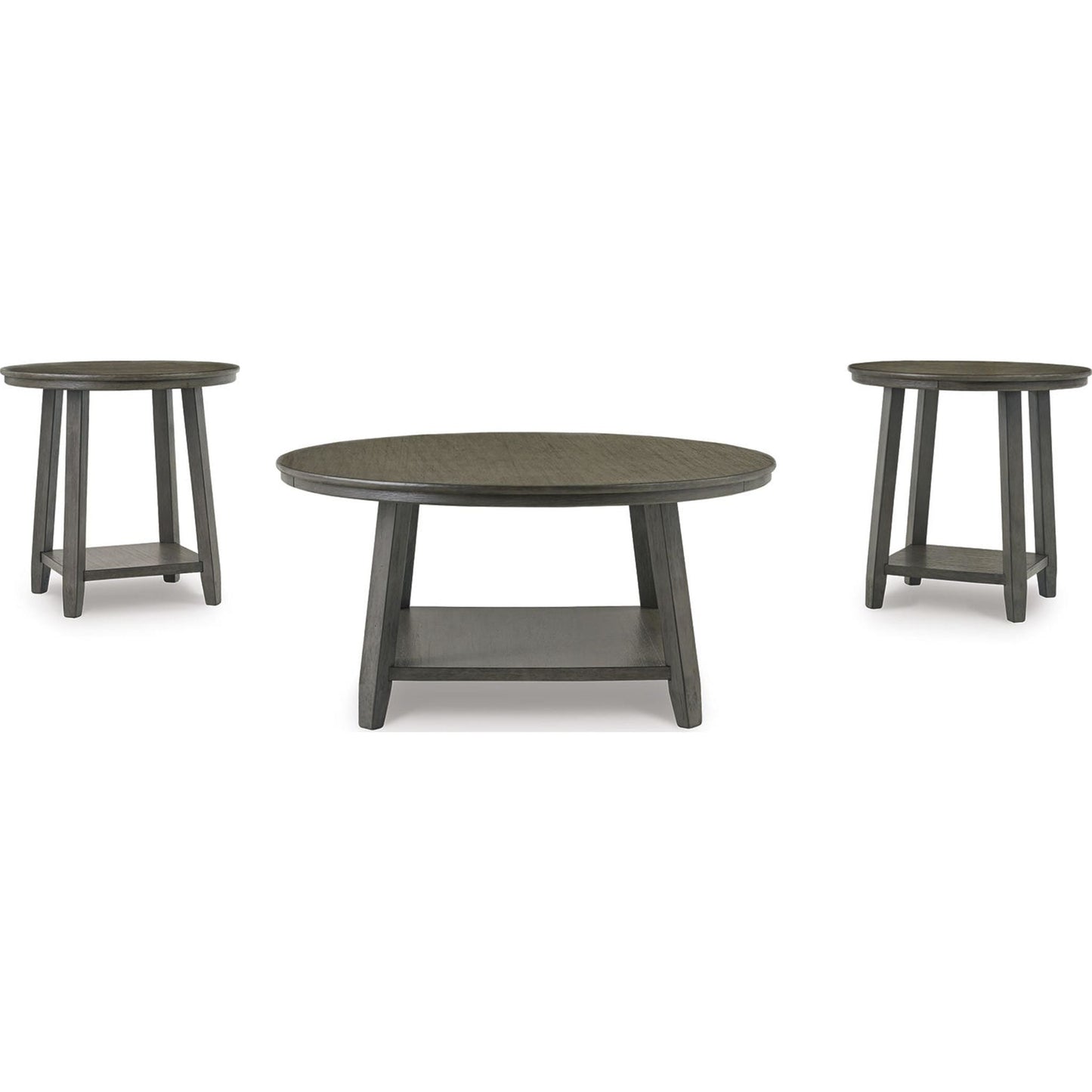 Tables Caitbrook (lot de 3) - Gris