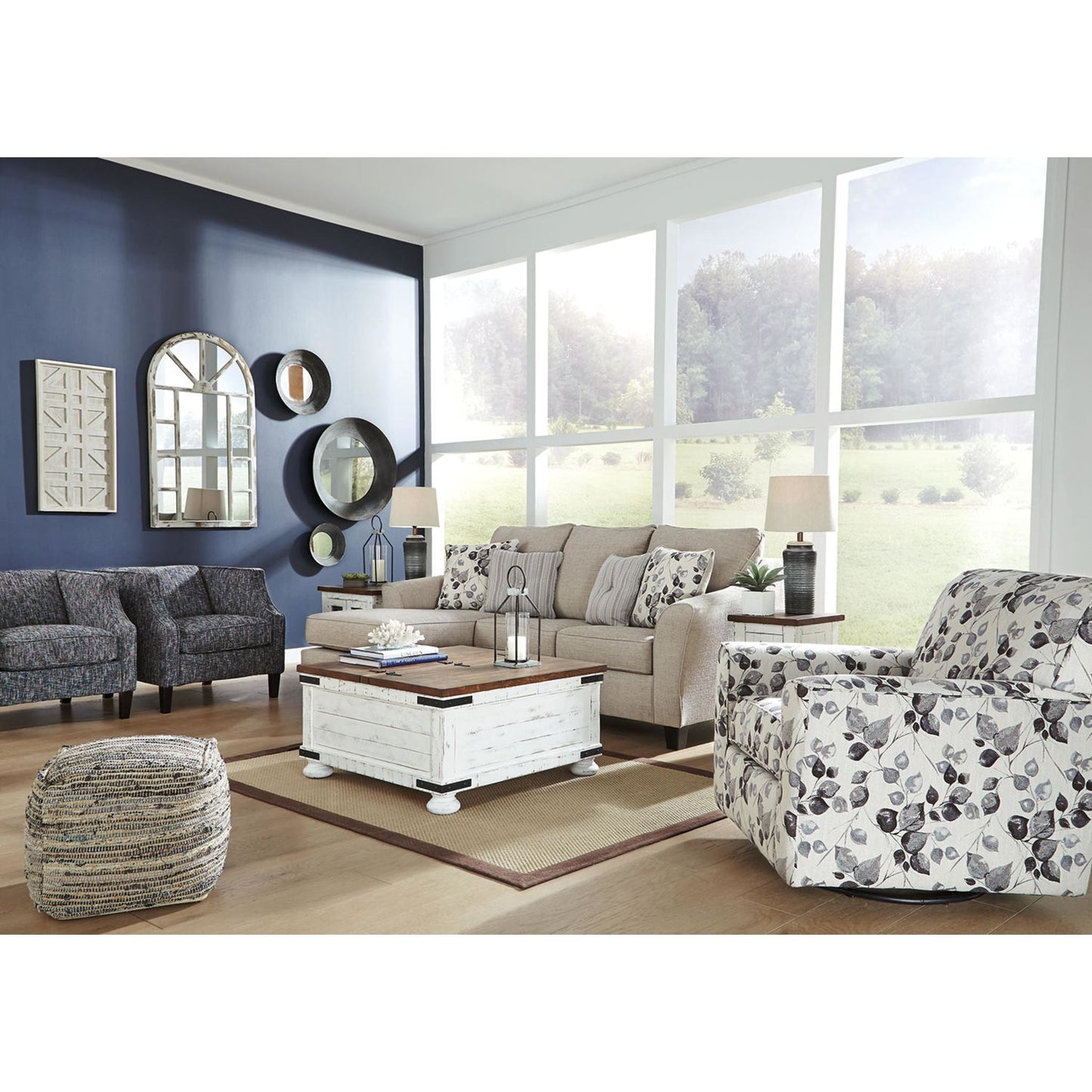 Chaise pivotante Abney - Platine