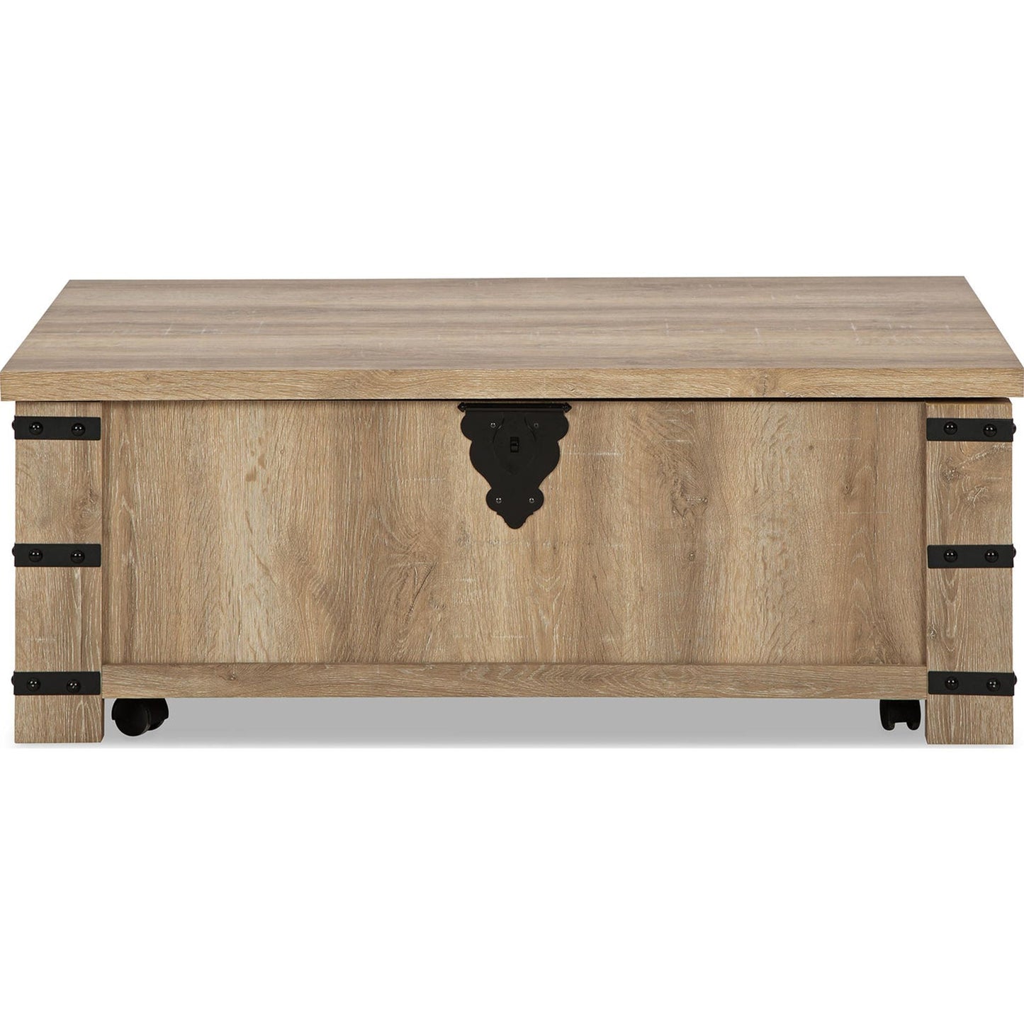 Table basse rectangulaire relevable Calaboro - Marron clair