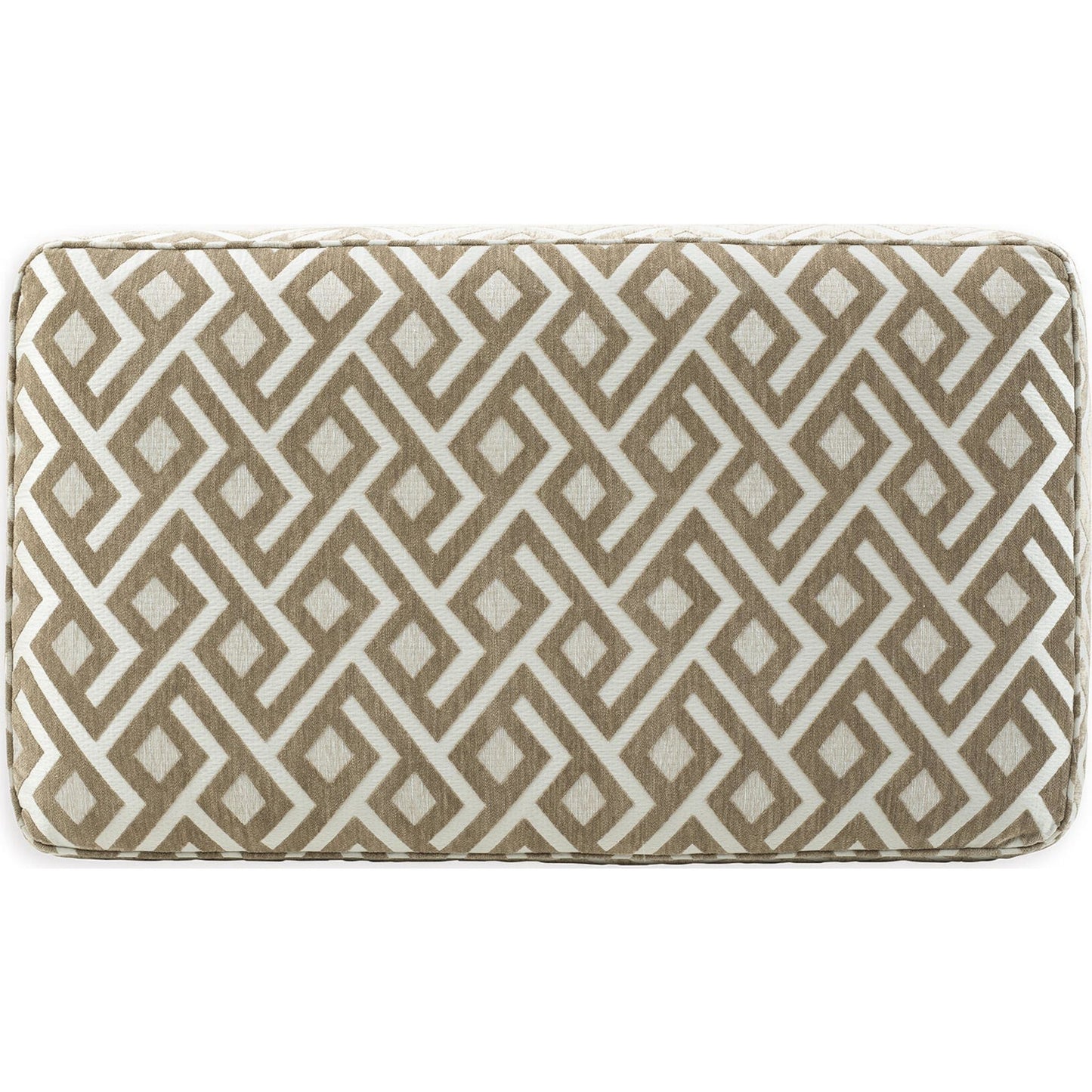 Pouf d'appoint surdimensionné Dovemont - Mastic
