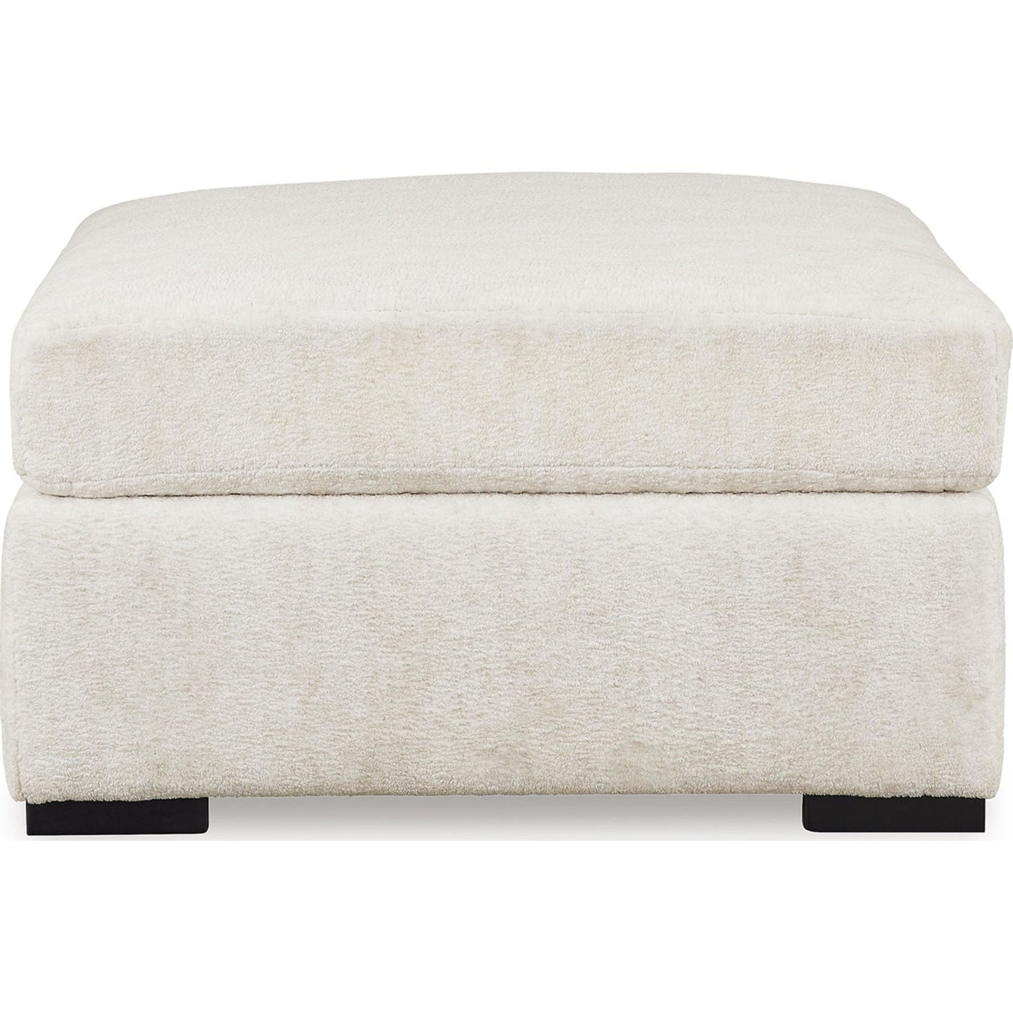 Pouf d'appoint surdimensionné Chessington - Ivoire