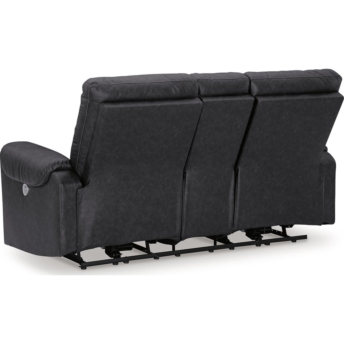 Causeuse inclinable électrique Axtellton avec console - Carbone