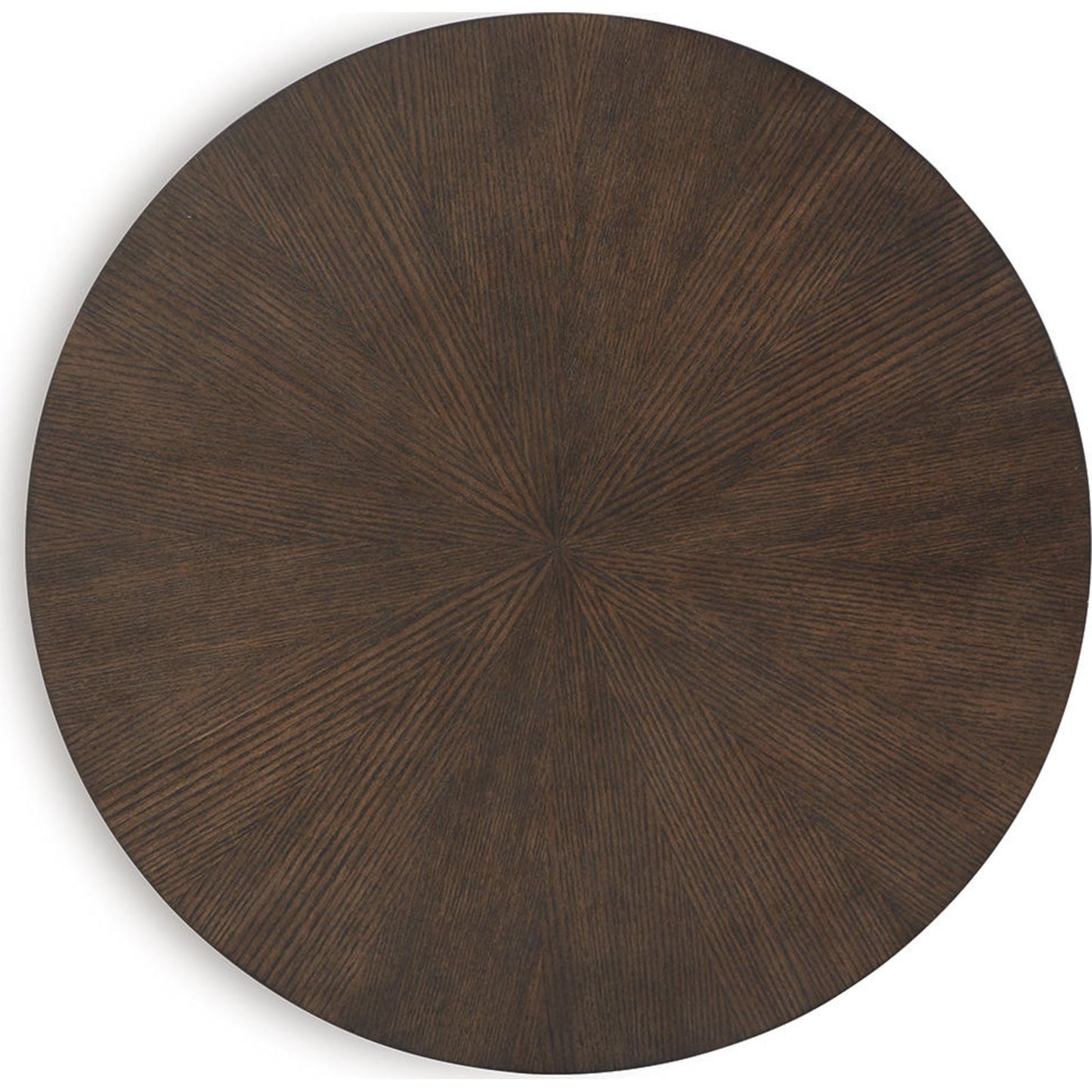 Table d'appoint Brazburn - Finition marron foncé/doré