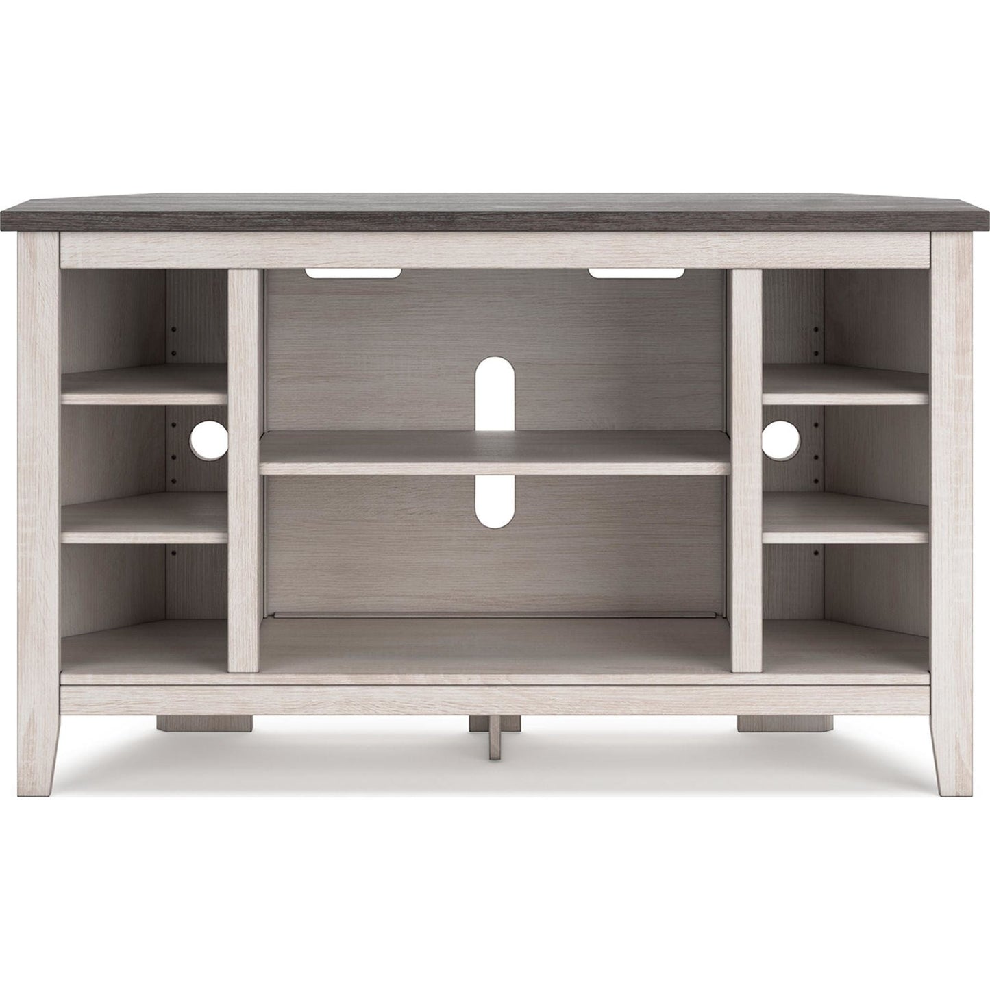 Meuble TV d'angle Dorrinson - Bicolore