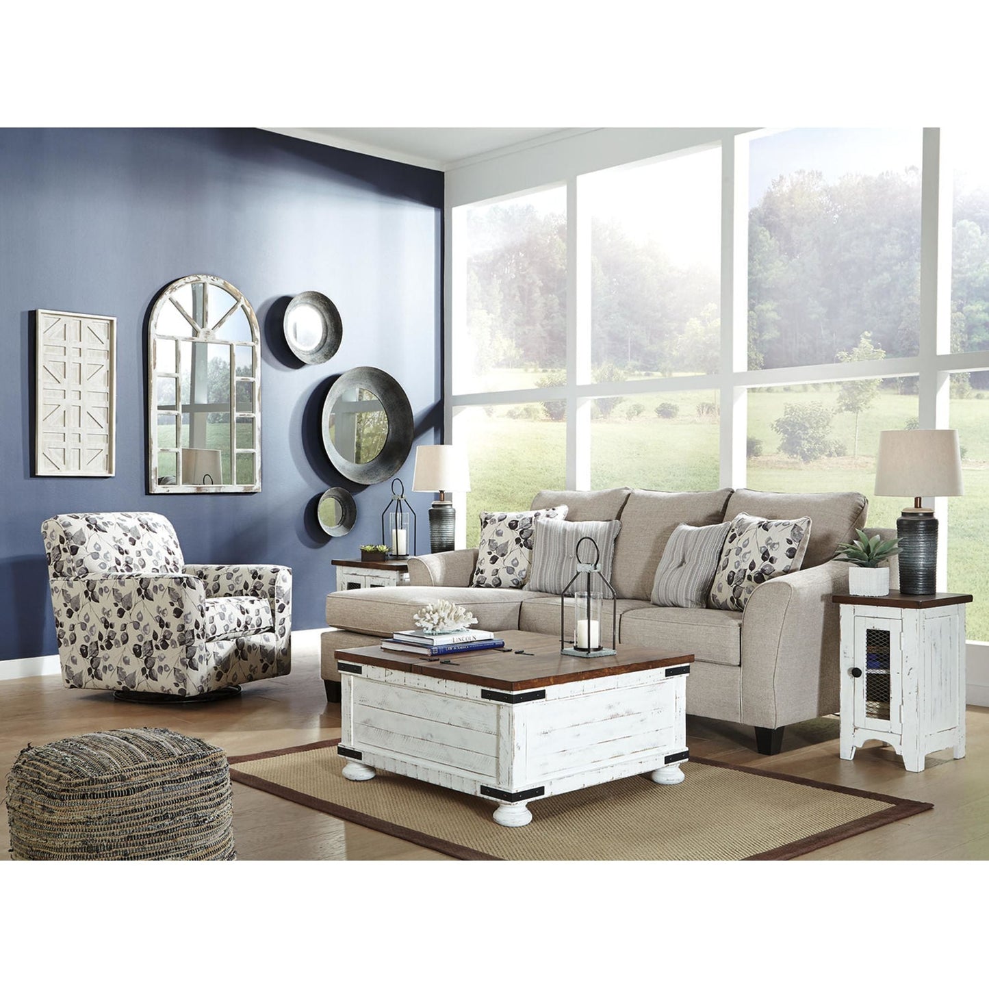 Chaise pivotante Abney - Platine