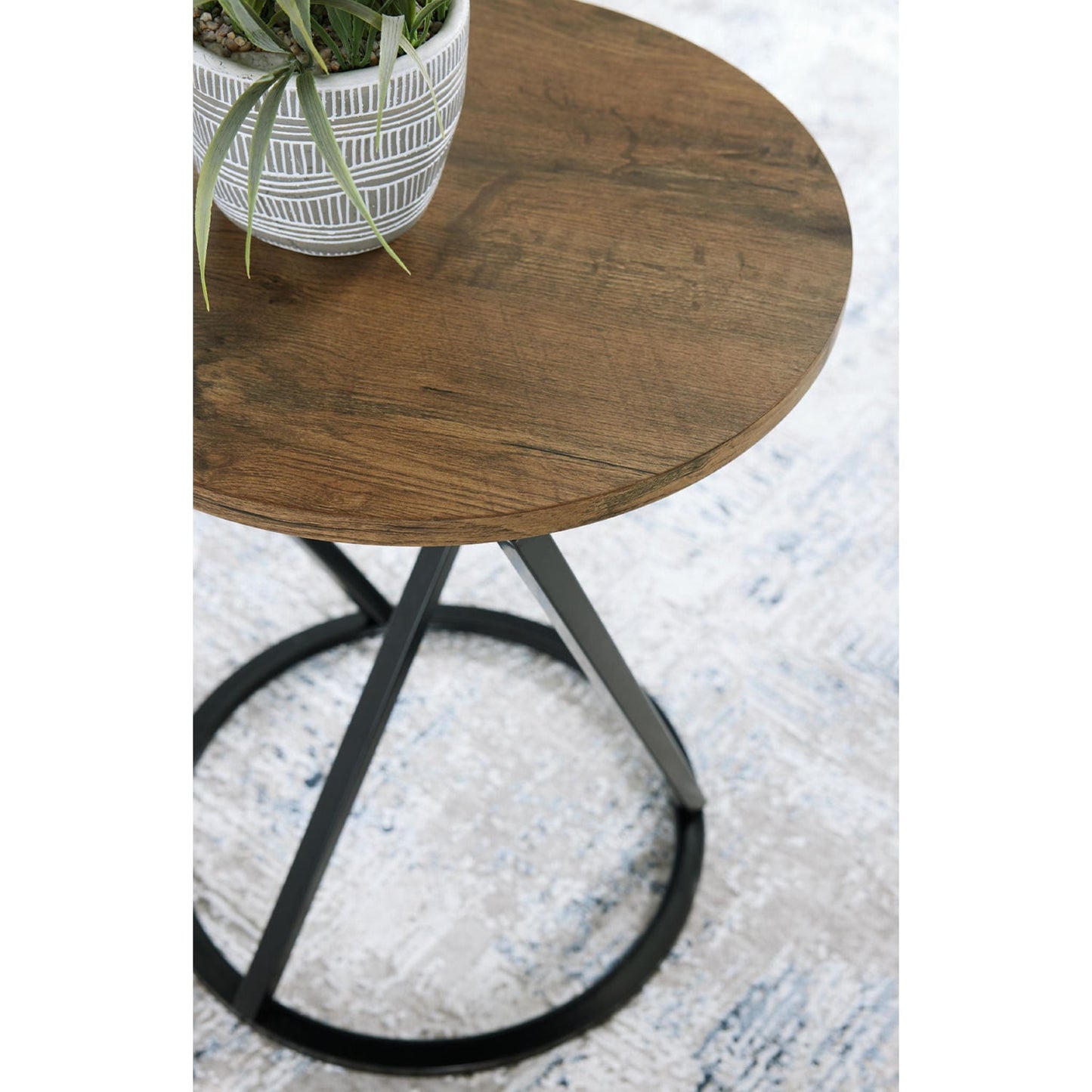 Tables Cassbryn (lot de 3) - Marron/Noir