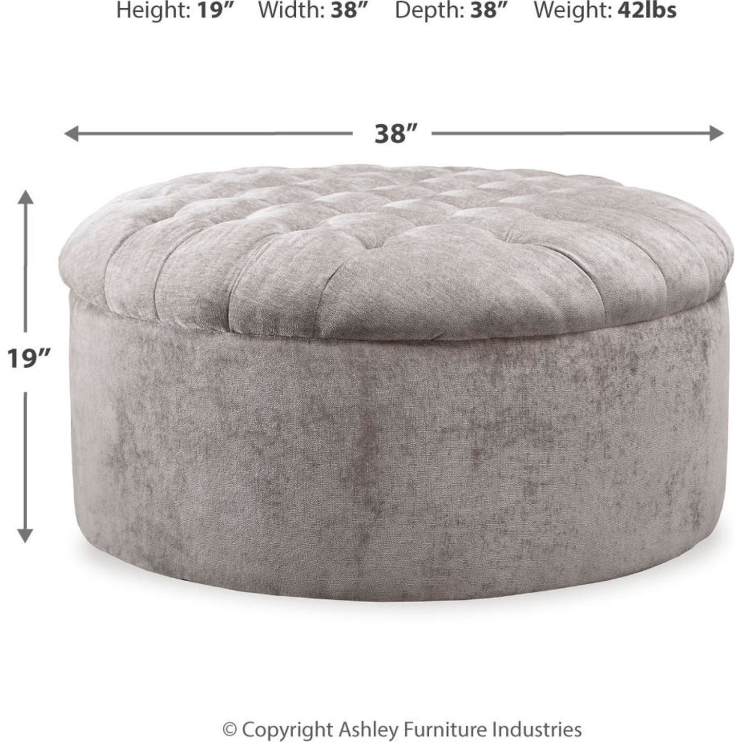 Pouf d'appoint surdimensionné Carnaby - Lin