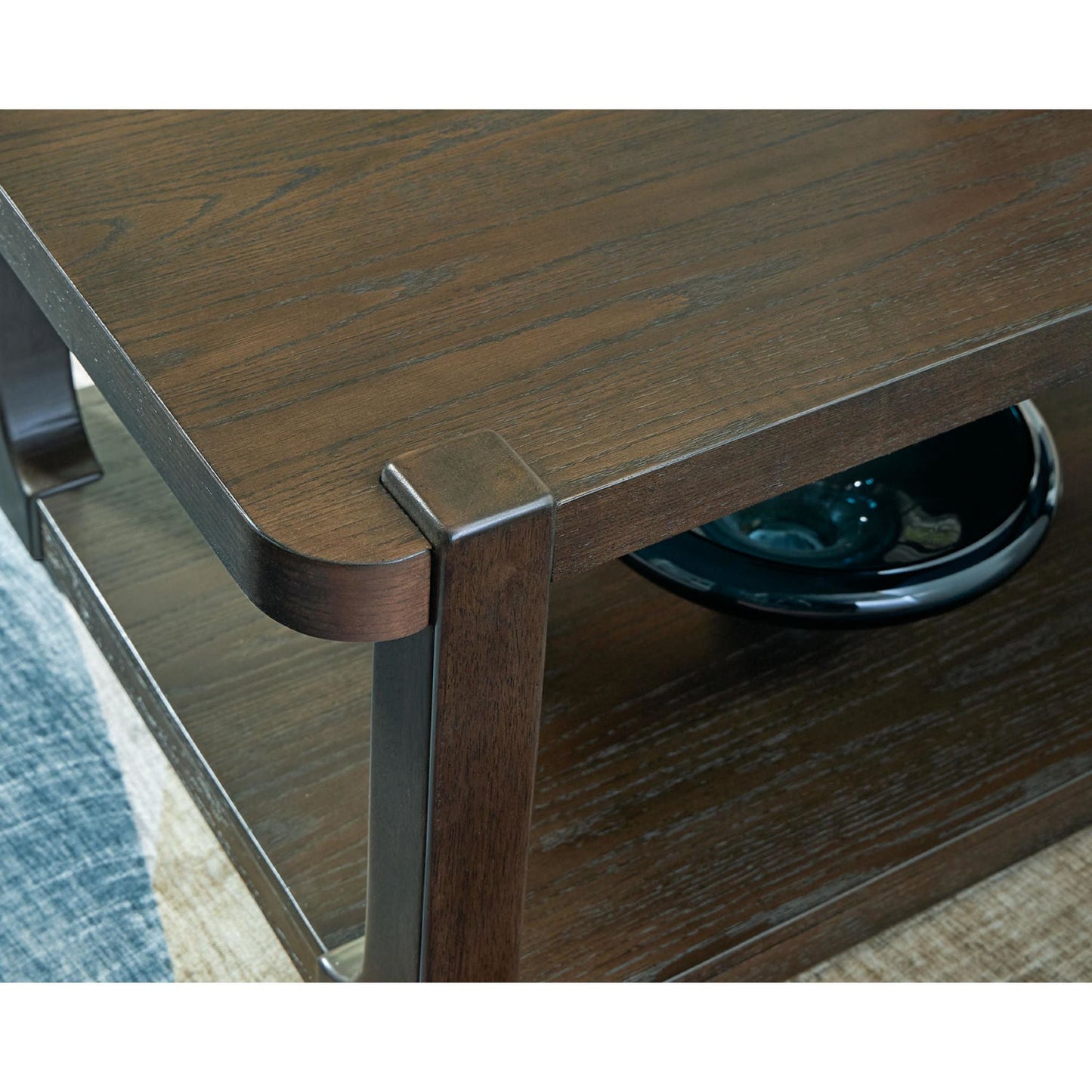 Table basse Breckington - Marron foncé